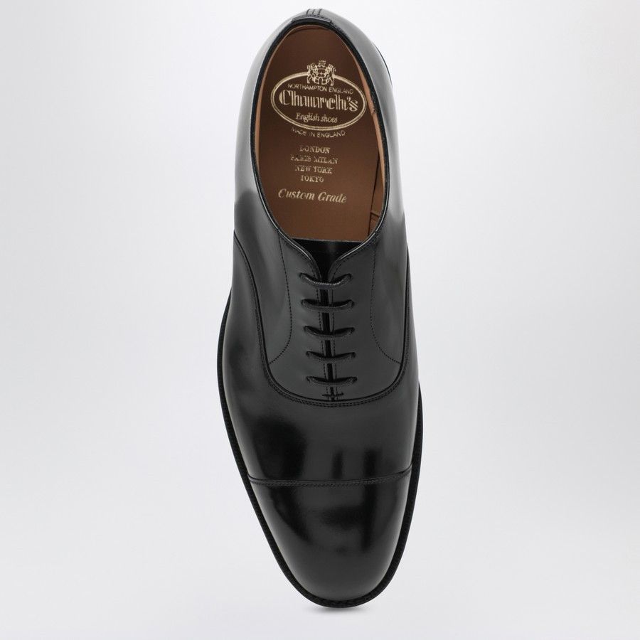 Church's o1d2blof0226 Leather Lace-Up Shoes in Black Size US 7 / EU 40 - 3 Thumbnail