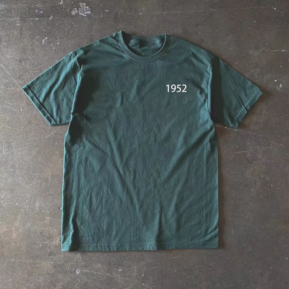 Japanese Brand × Vintage Green washed vintage table print cotton t-shirt Size US M / EU 48-50 / 2 - 2 Thumbnail