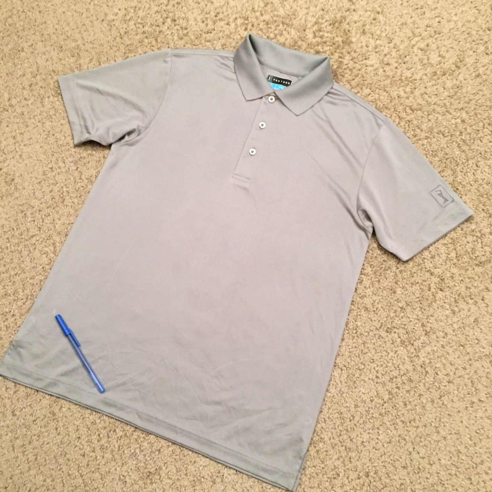 PGA Tour PGA Tour Polo Shirt Men Small Gray Short Sleeve Polo Shirt Shirts Size US S / EU 44-46 / 1 - 2 Thumbnail