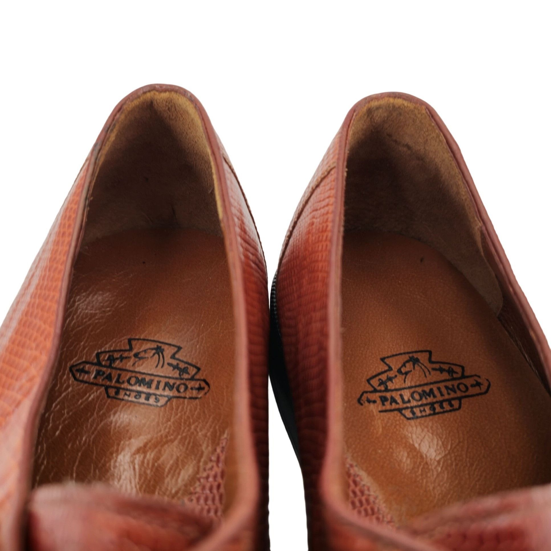Other NEW Exotic Teju Lizard Monk Strap Loafers Mens 11.5 PALOMINO Size US 11.5 / EU 44-45 - 6 Thumbnail