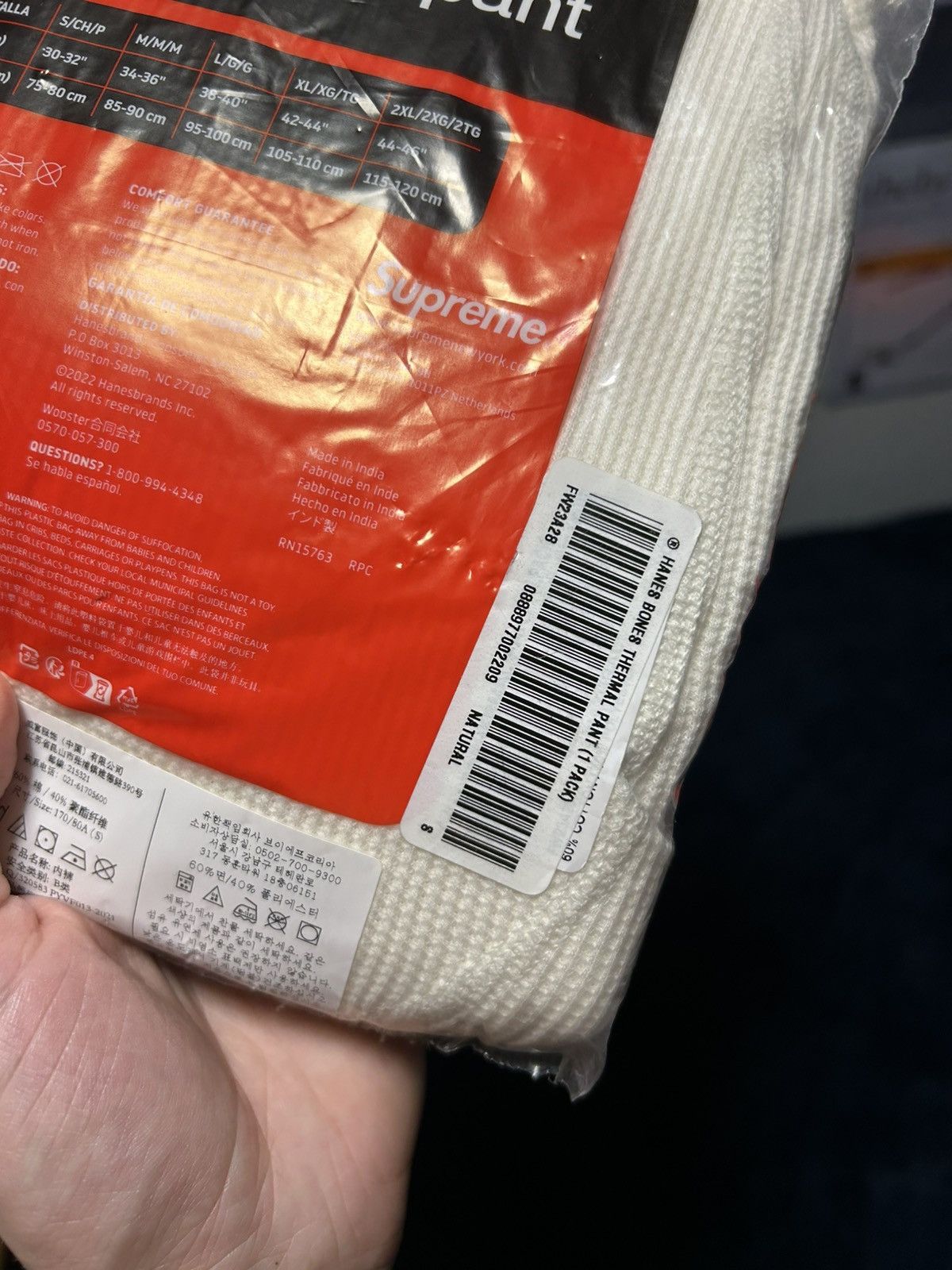 Supreme Supreme thermal pants Size US 30 / EU 46 - 3 Thumbnail