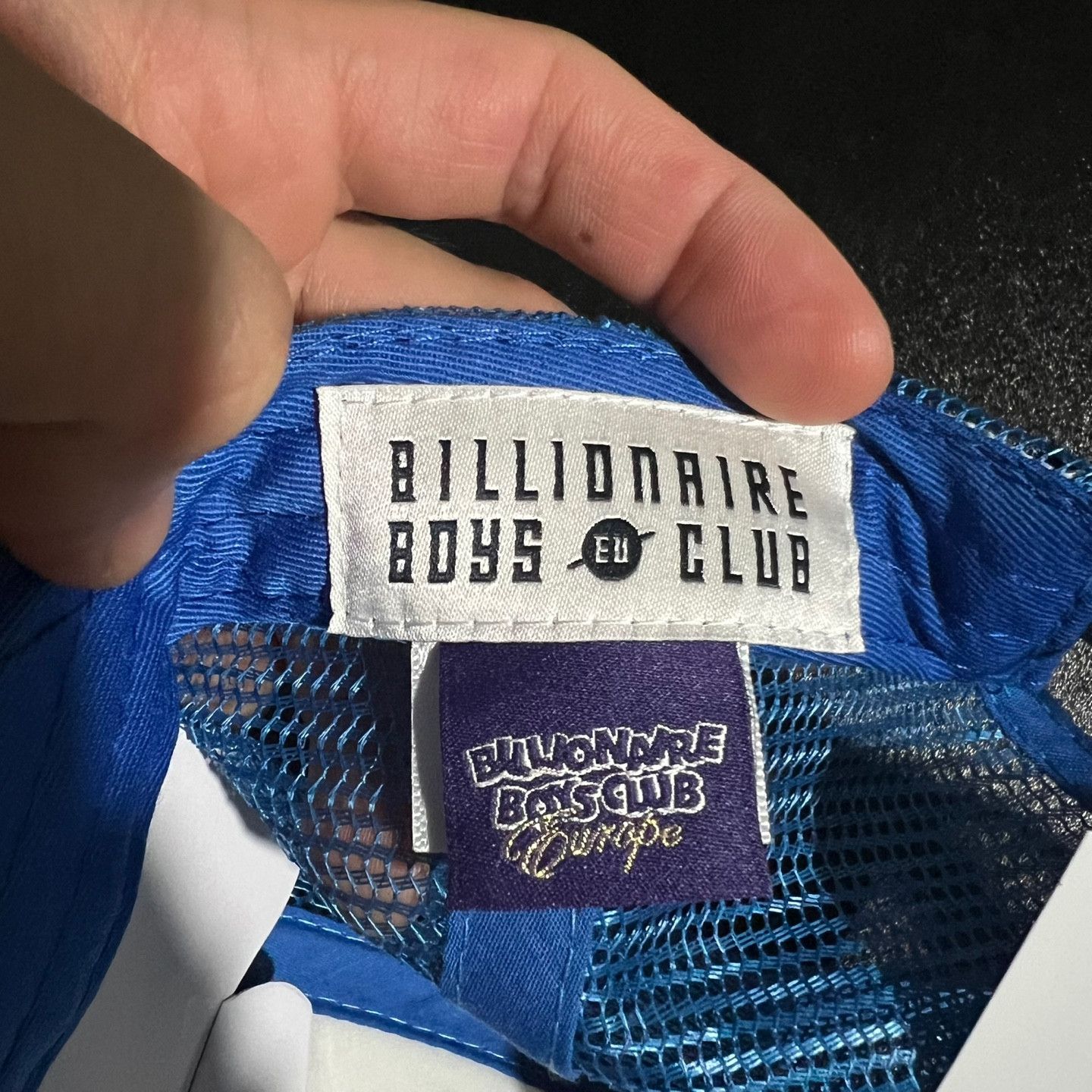 Billionaire Boys Club Billionaire Boys Club Blue Arch Logo Trucker Cap Size ONE SIZE - 5 Thumbnail