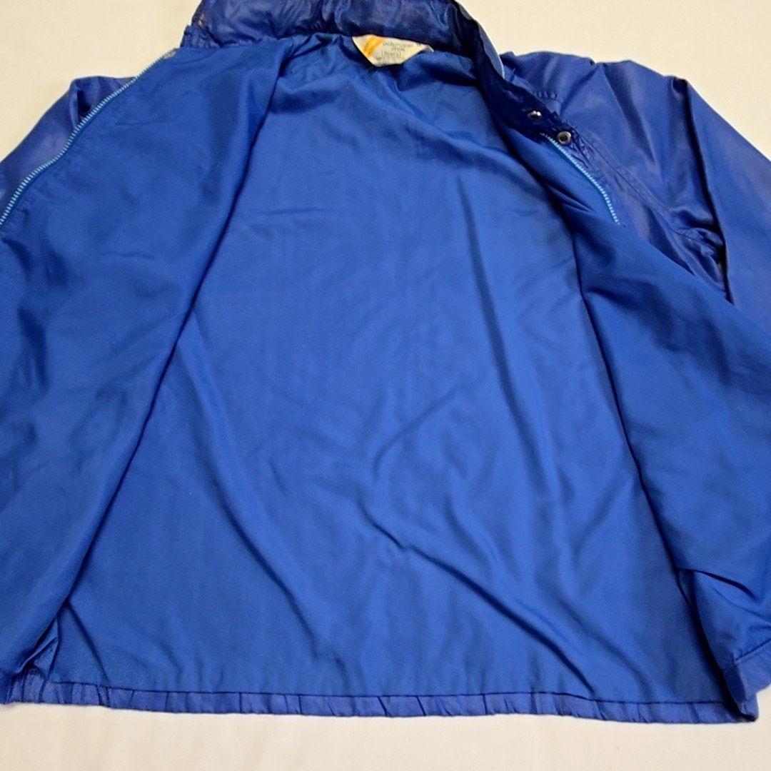 Sears Vintage Sears Hooded Windbreaker Blue L Jacket 80s Size US L / EU 52-54 / 3 - 9 Thumbnail