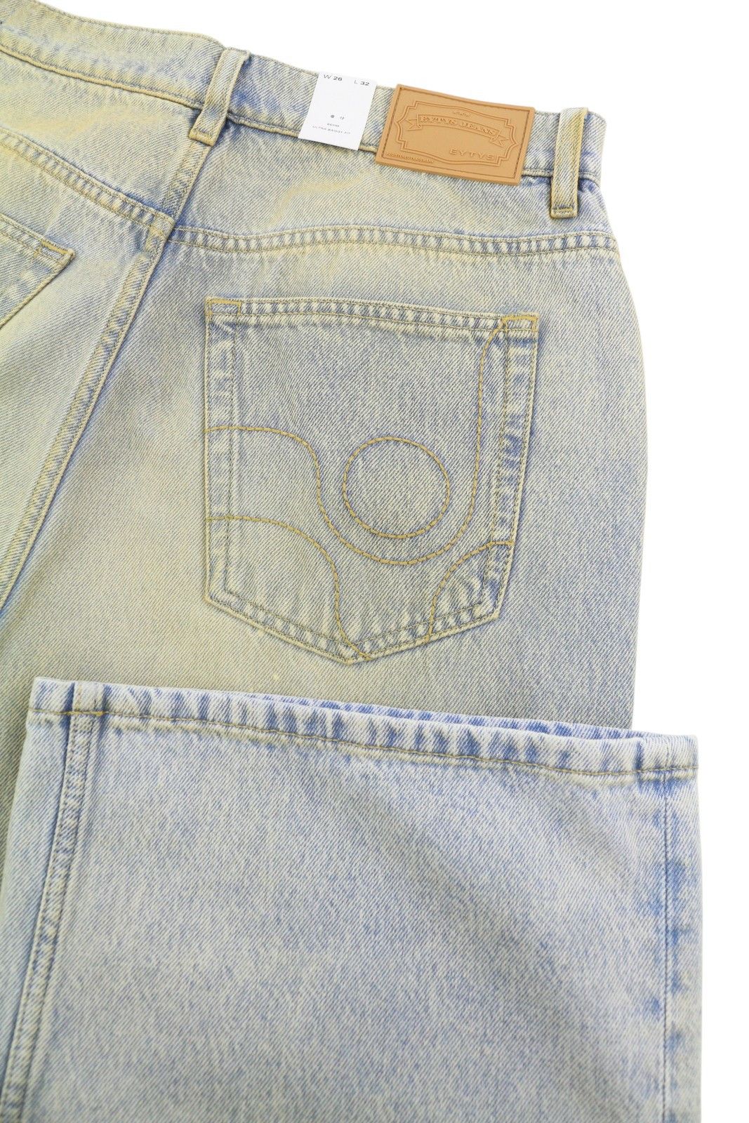 Eytys ECHO BRONZE ULTRA BAGGY W26/L32 Blue Faded RRP370 88865 Size 26" / US 2 / IT 38 - 6 Thumbnail
