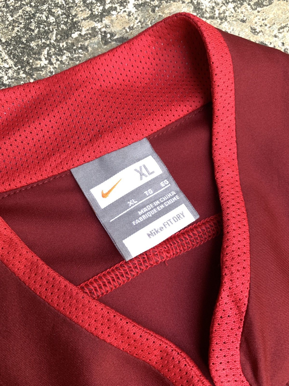 Nike 2007 Nike China Combat DriFit Knotted Button Up Shirt Size US XL / EU 56 / 4 - 6 Thumbnail