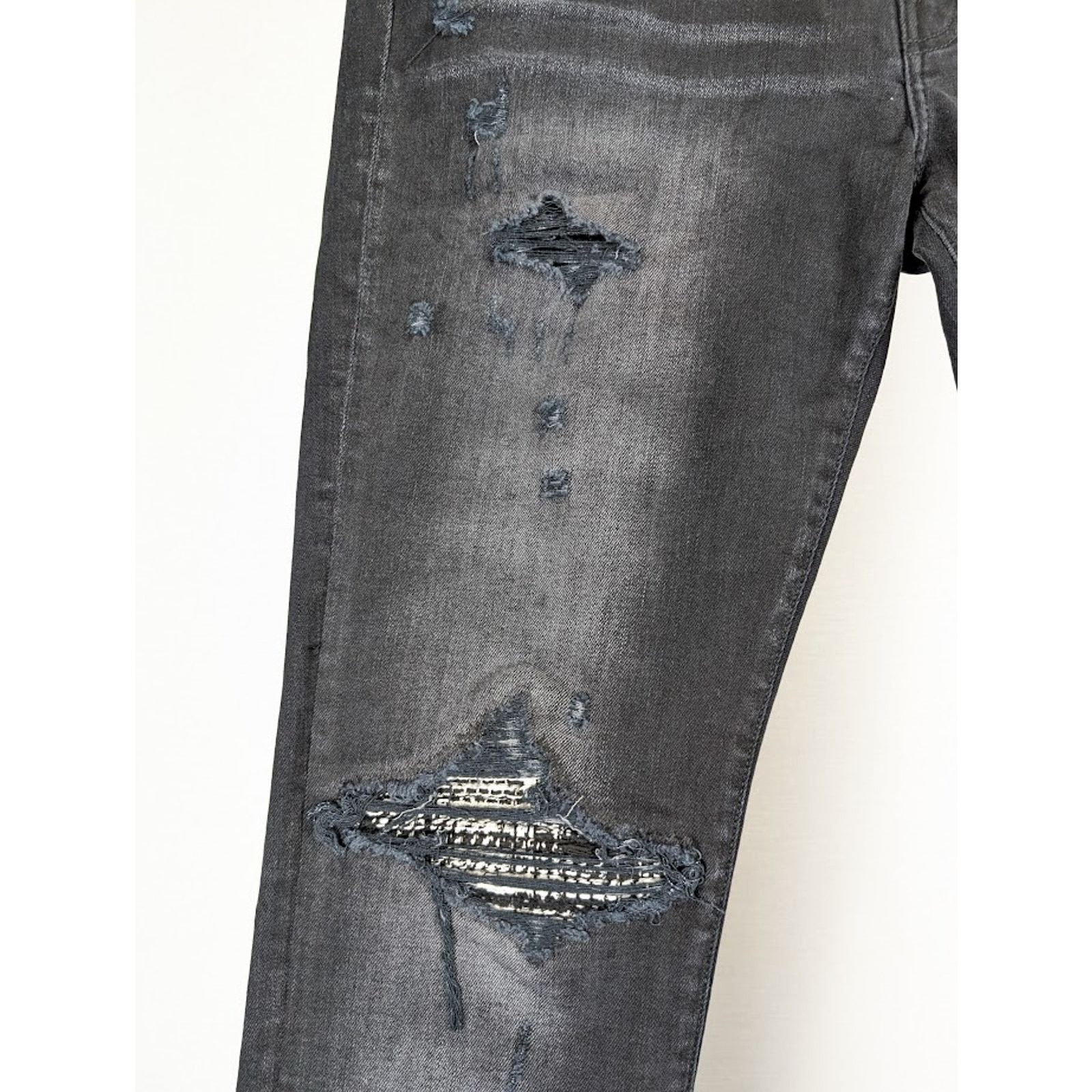 Amiri o1rshd1 Boucle MX1 Jeans in Aged Black Size US 38 / EU 54 - 6 Thumbnail