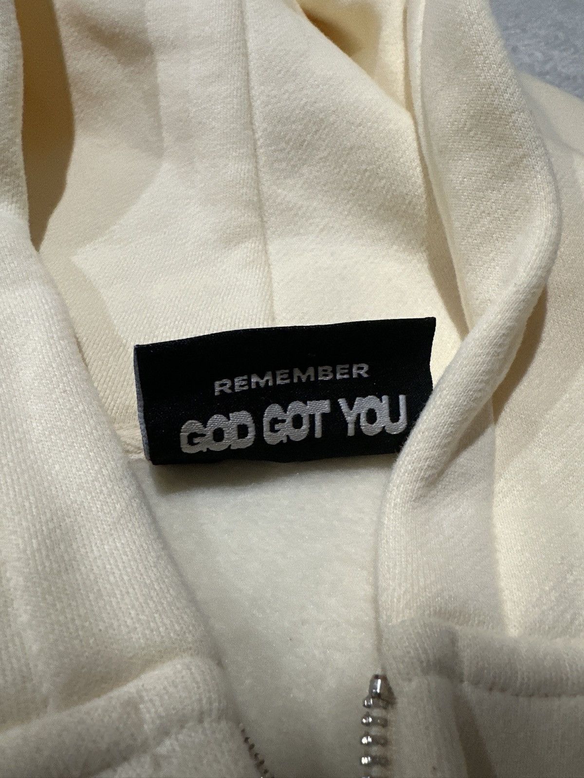 Other Righteous Cream Jesus Zipup Hoodie Size US XL / EU 56 / 4 - 4 Thumbnail