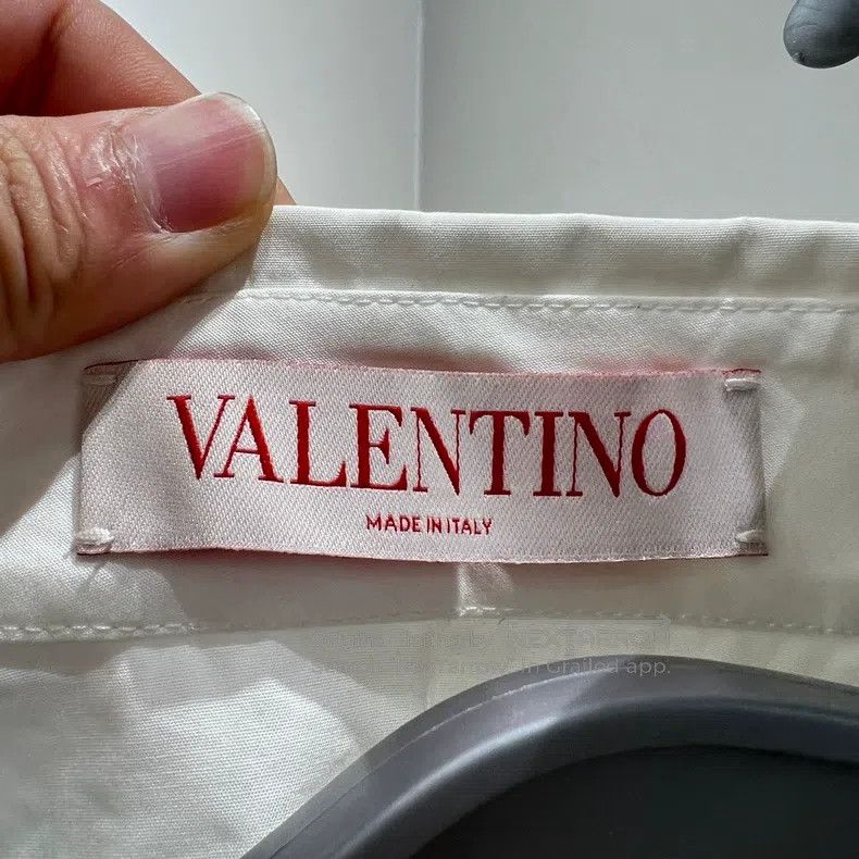 Valentino Valentino Color-blocked pointed neck button-down long-slee Size S / US 4 / IT 40 - 3 Thumbnail