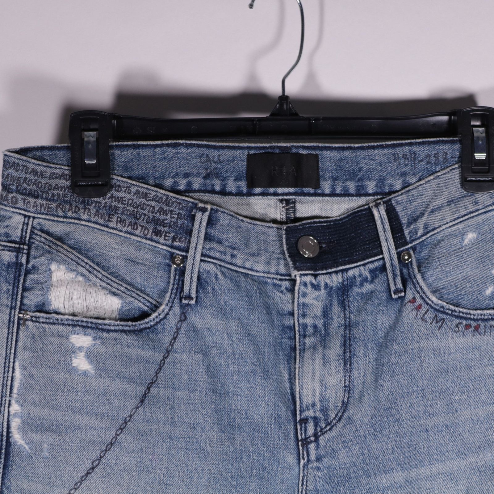 Rta RTA Road to Awe Graphic Print Denim Jeans Size 29 Size US 29 - 2 Thumbnail