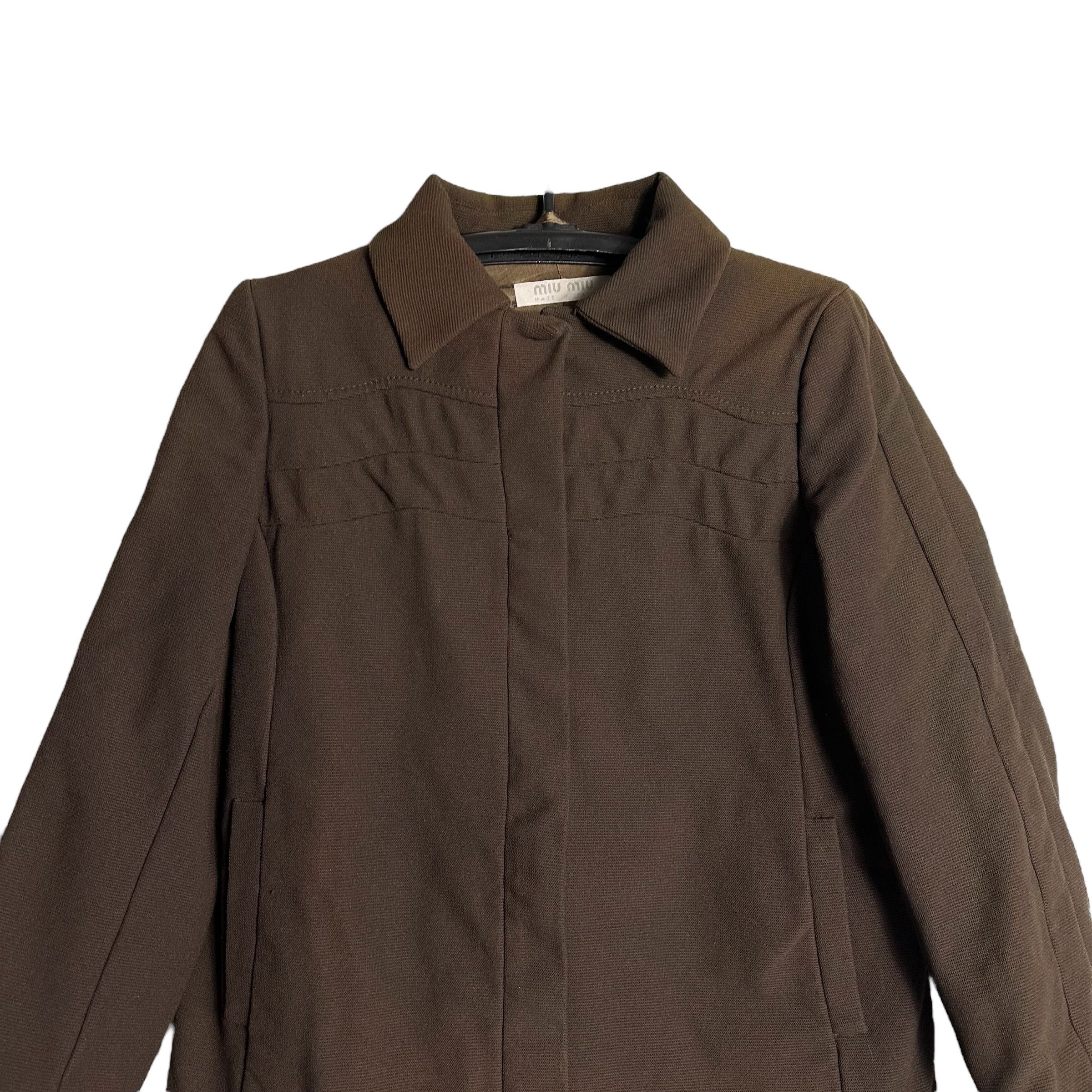 Miu Miu 🔥RARE🔥Miu Miu By Prada Peacoat Jacket Size US S / EU 44-46 / 1 - 2 Thumbnail