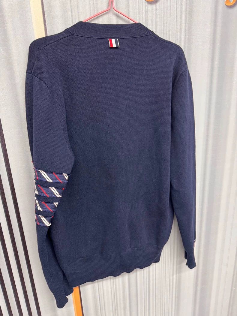 Thom Browne Thom Browne Knitted cardigan jacket Size US L / EU 52-54 / 3 - 2 Thumbnail