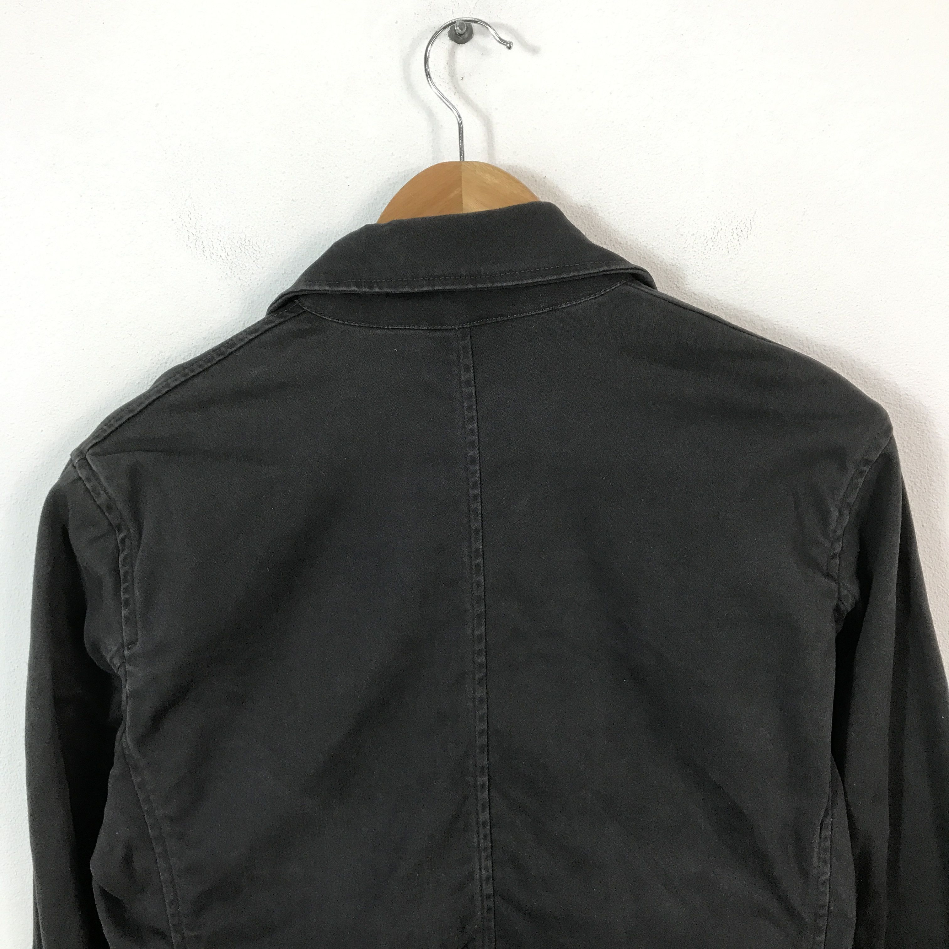 Armoire D'Homme D'homme Japanese Double Collar Black faded design jacket Size US L / EU 52-54 / 3 - 4 Thumbnail