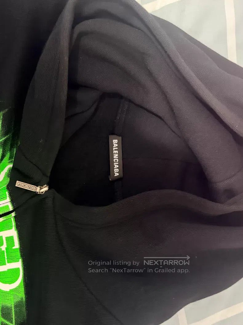 Balenciaga Balenciaga Speed Hunters Band Zip-Up Hoodie Size US S / EU 44-46 / 1 - 2 Thumbnail