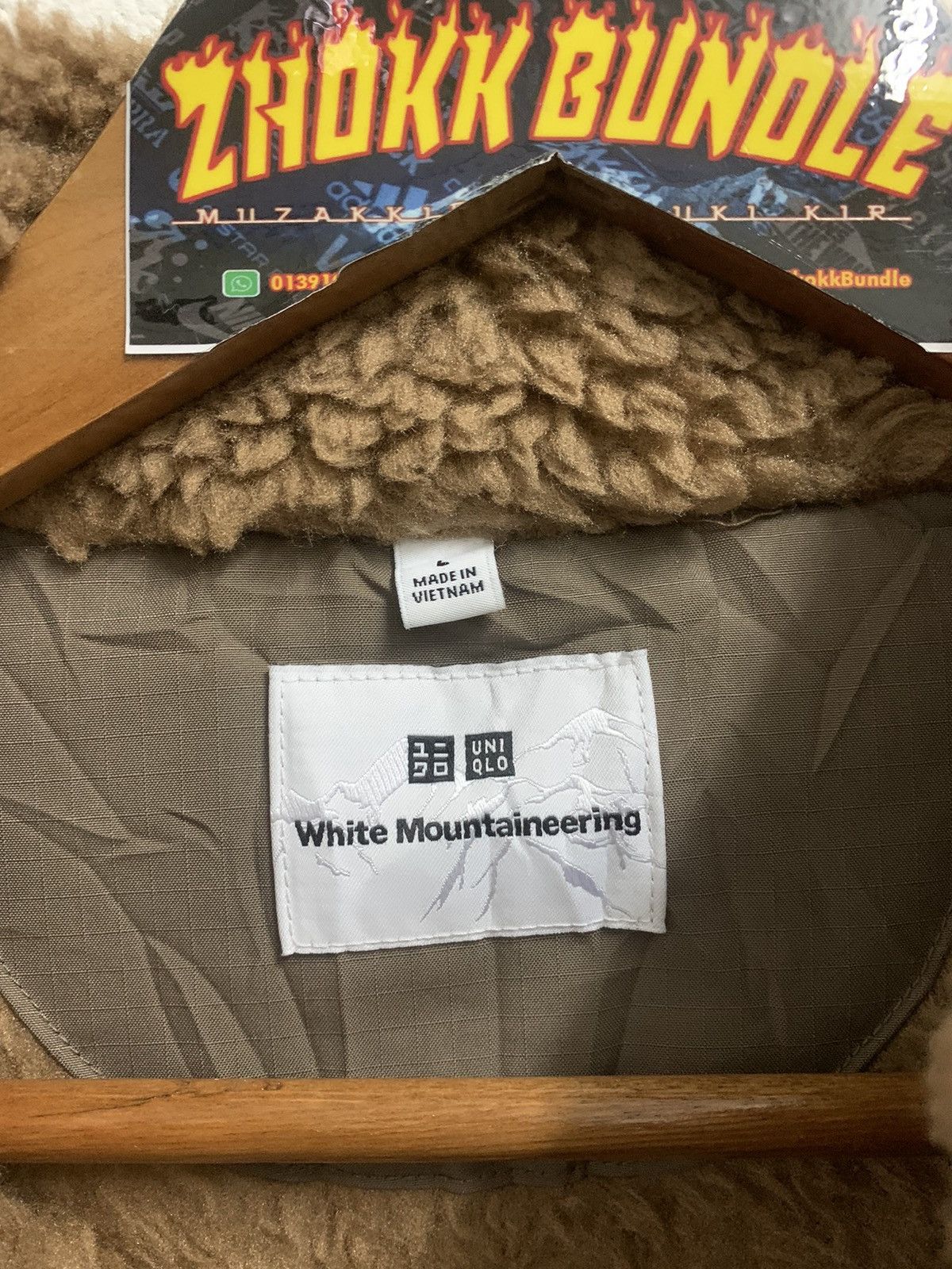 Japanese Brand × Uniqlo × White Mountaineering Uniqlo X White Mountaineering Snap-T Style Fleece Size US L / EU 52-54 / 3 - 7 Thumbnail