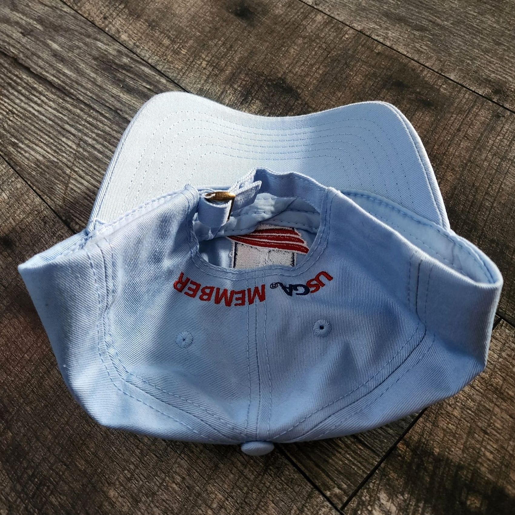 Vintage USGA US Open Pebble Beach 2019 Member Cap Adjustable Blue Cotton Golf Hat Size ONE SIZE - 5 Thumbnail