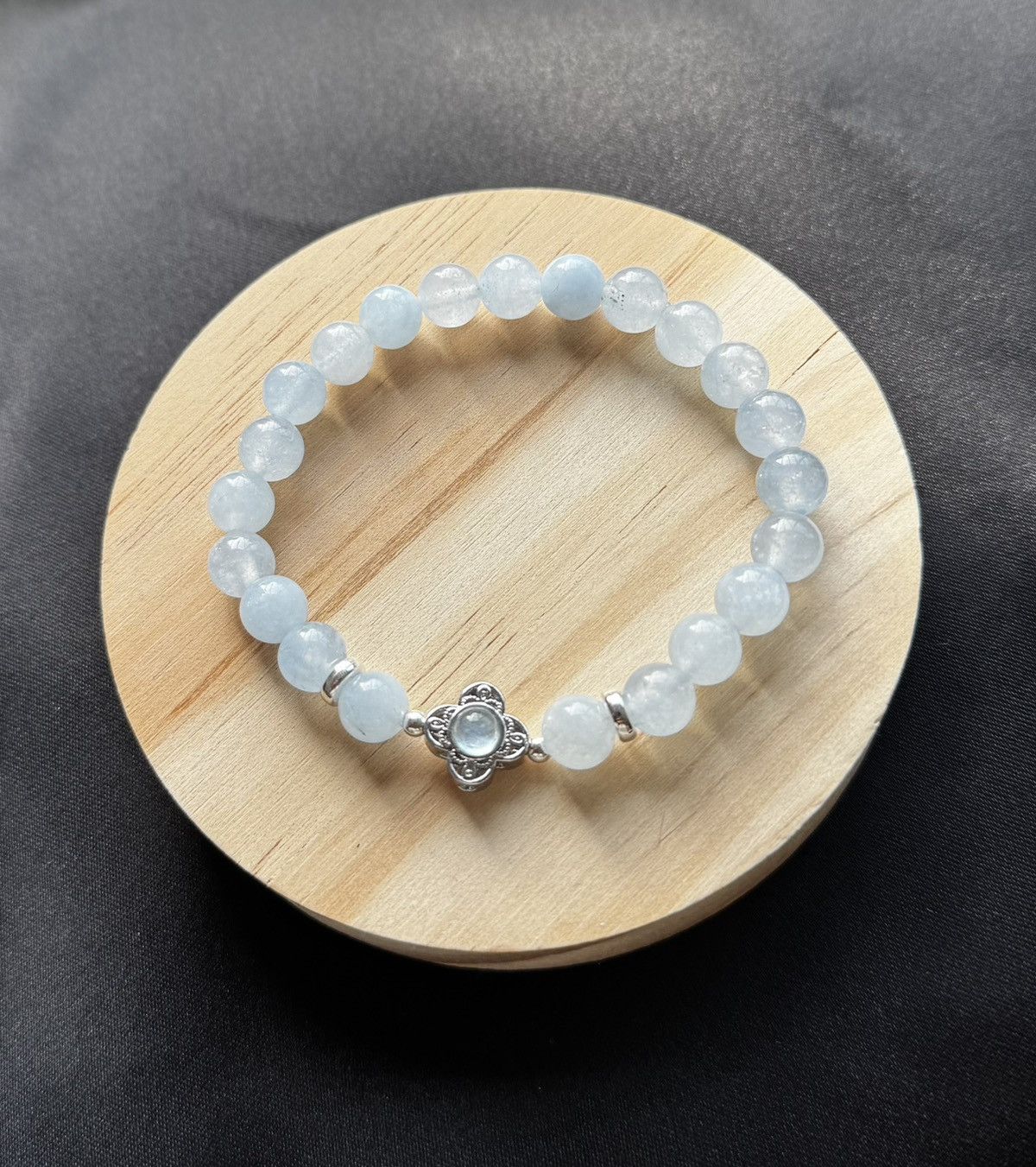 Handmade Aquamarine Bracelet Size ONE SIZE - 4 Thumbnail