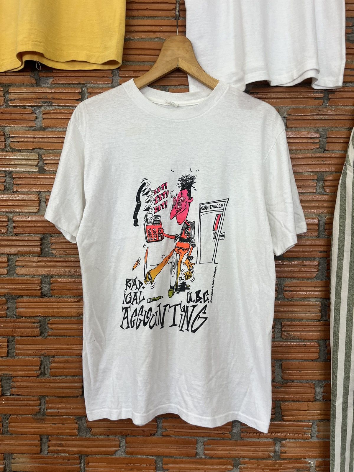 Arts & Science Vintage Just Count iT ! Radical Accounting 1991’s Art Tshirt Size US M / EU 48-50 / 2 - 2 Thumbnail