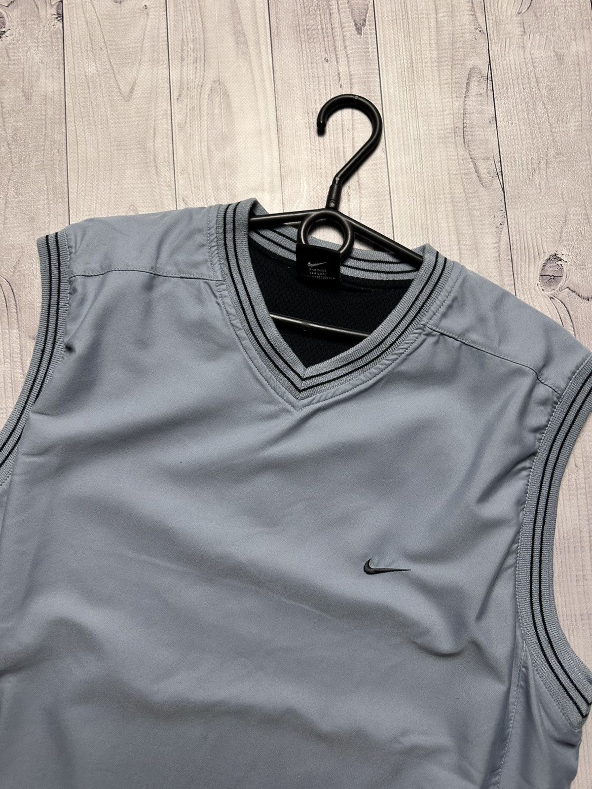 Nike × Vintage Vintage Nike drill vest logo size M rare Y2K Size US M / EU 48-50 / 2 - 2 Thumbnail