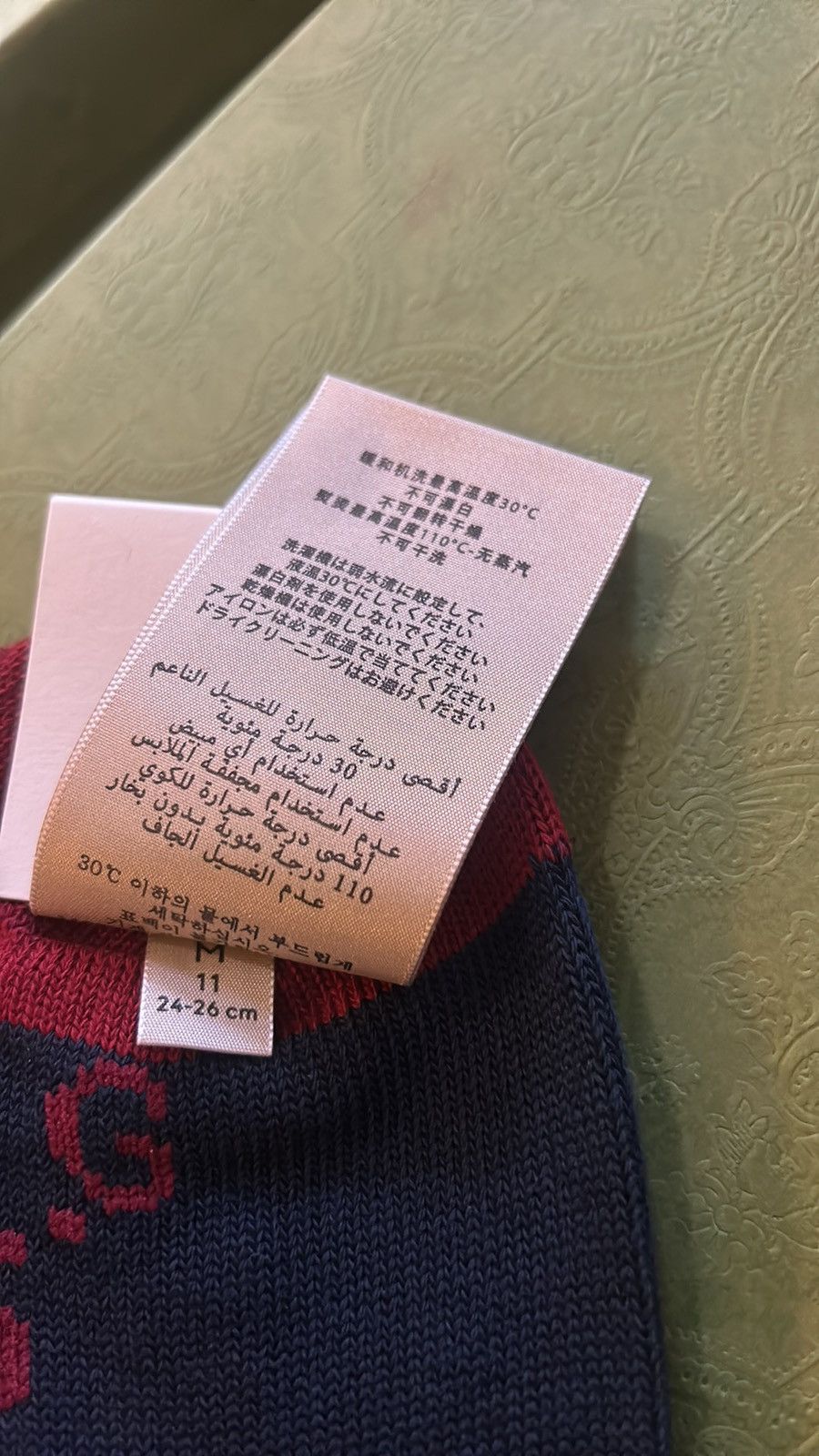 Gucci Gucci GG Signature Socks size M Size ONE SIZE - 6 Thumbnail
