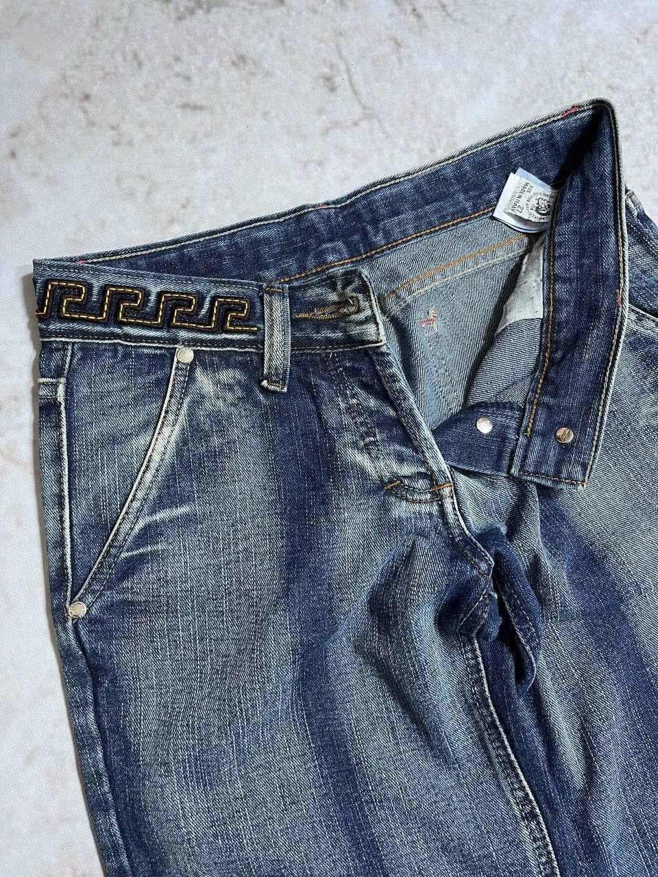 Diesel × Vintage Diesel Flared Jeans archive Baggy washed vintage y2k denim Size 27" / US 4 / IT 40 - 4 Thumbnail
