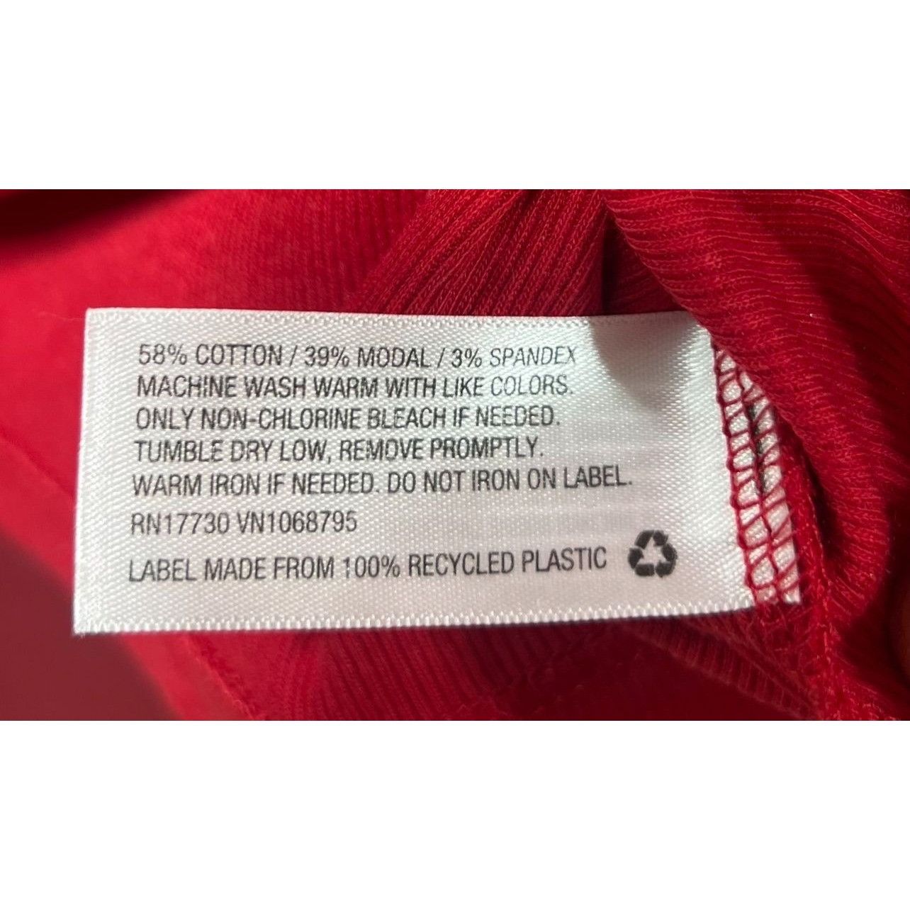 Other A New Day - Women's Long Sleeve Blouse - Red - Large Size L / US 10 / IT 46 - 9 Thumbnail