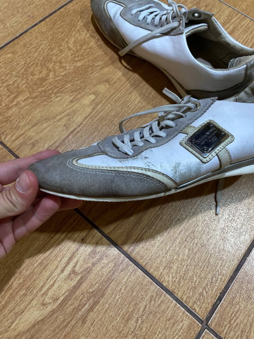Dolce & Gabbana VINTAGE DOLCE&GABBANA LOW LEATHER SHOES Y2K Size US 7 / EU 40 - 9 Thumbnail