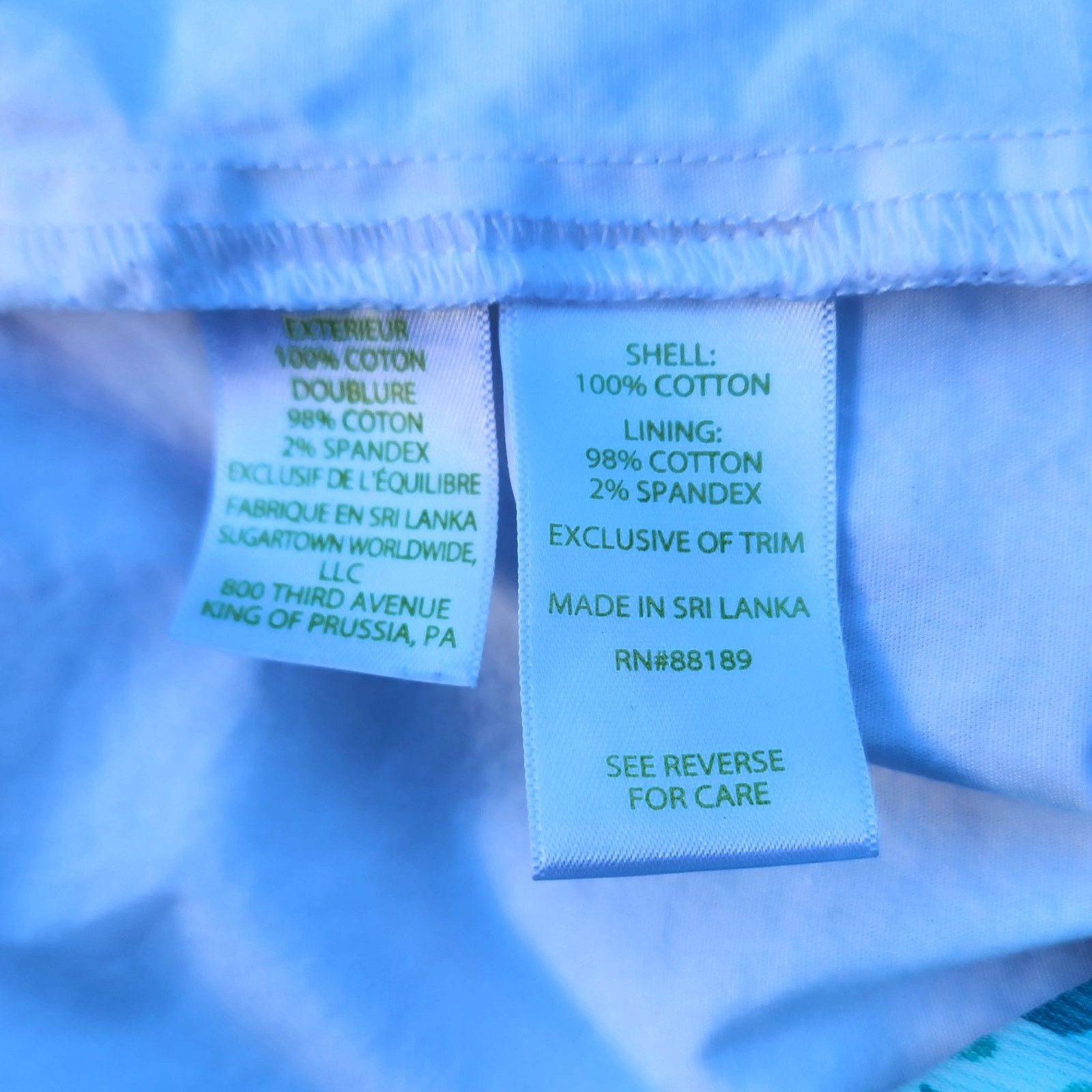 Lilly Pulitzer Lilly Pulitzer Colette Blue Ibiza Cabana Cocktail Skort Size 24" / US 00 / IT 34 - 5 Thumbnail