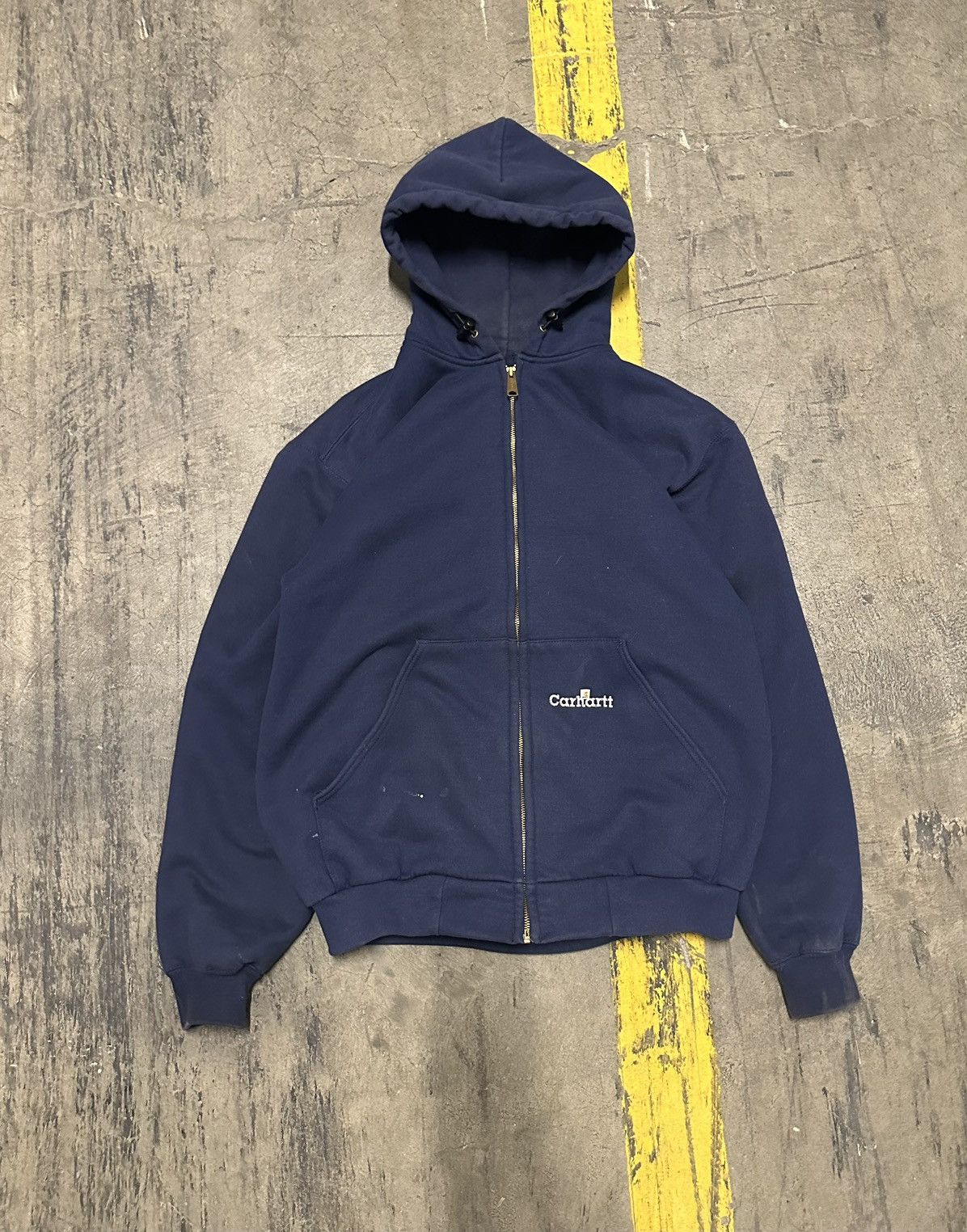 Brown Carhartt Zip Hoodie Carhartt Thermal Lined Sweat Jacket