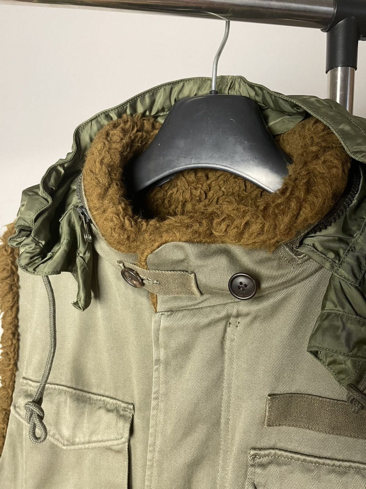Visvim Mil Boa Vest W Olive 1 Size