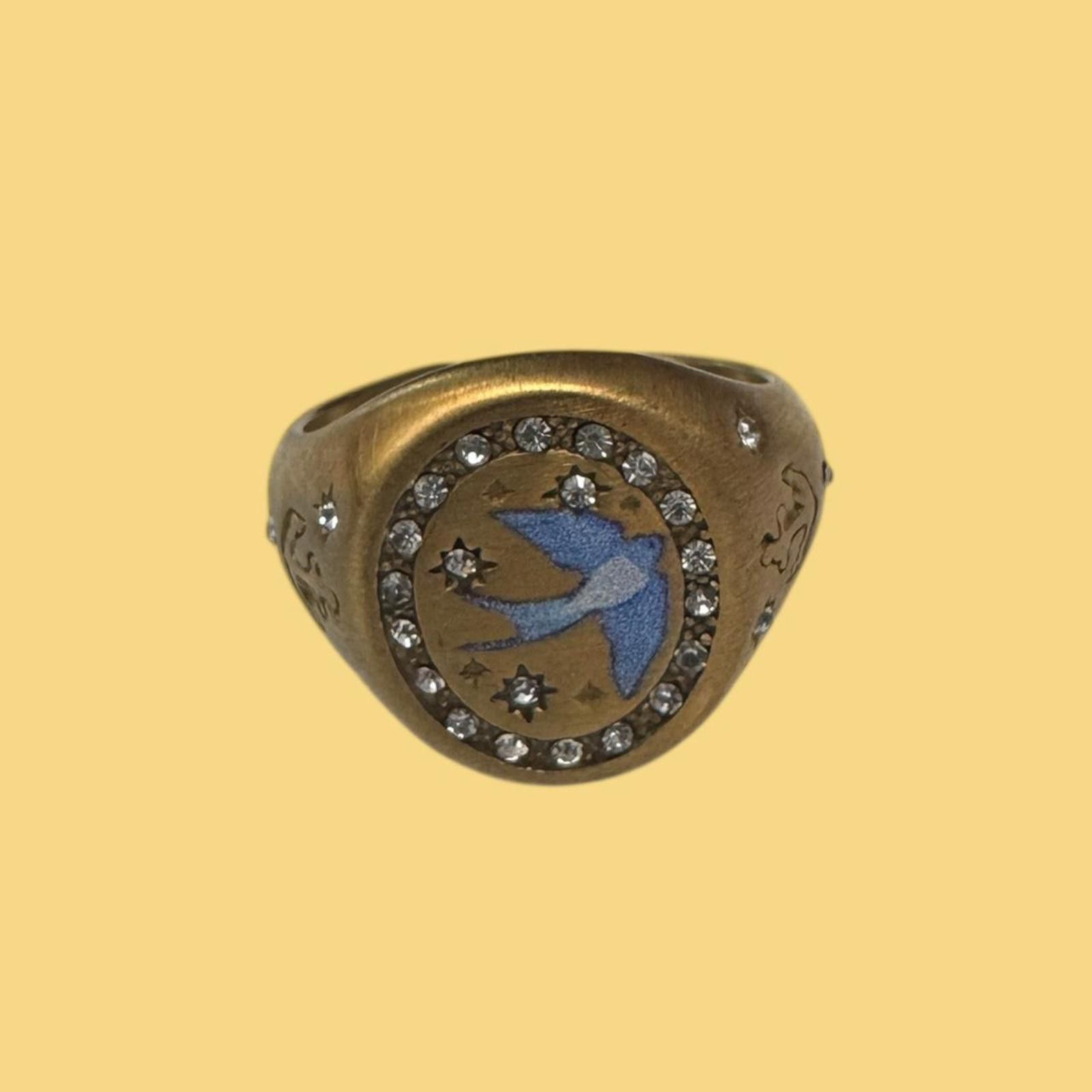 Other Celestial Bird Signet Ring – CeCe Cult Style Size ONE SIZE - 1 Thumbnail