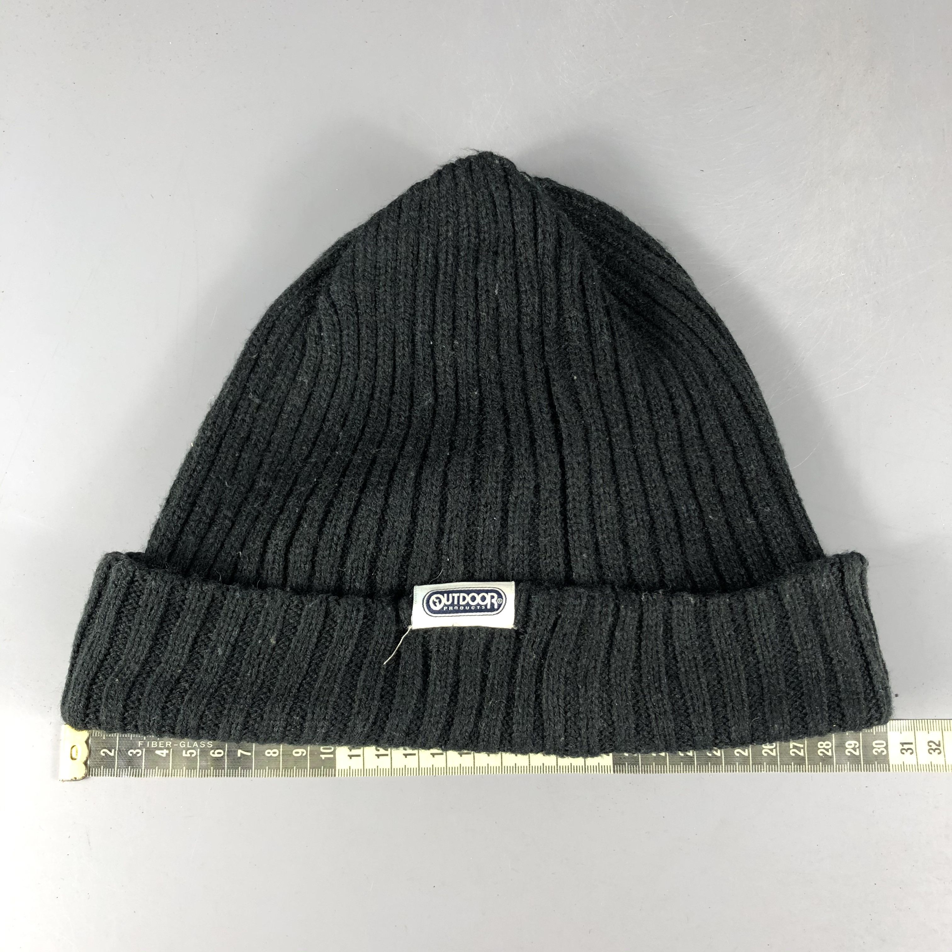 Vintage Outdoor Minimalist Black Beanie Snow Hat Snow Cap -D831 Size ONE SIZE - 3 Thumbnail