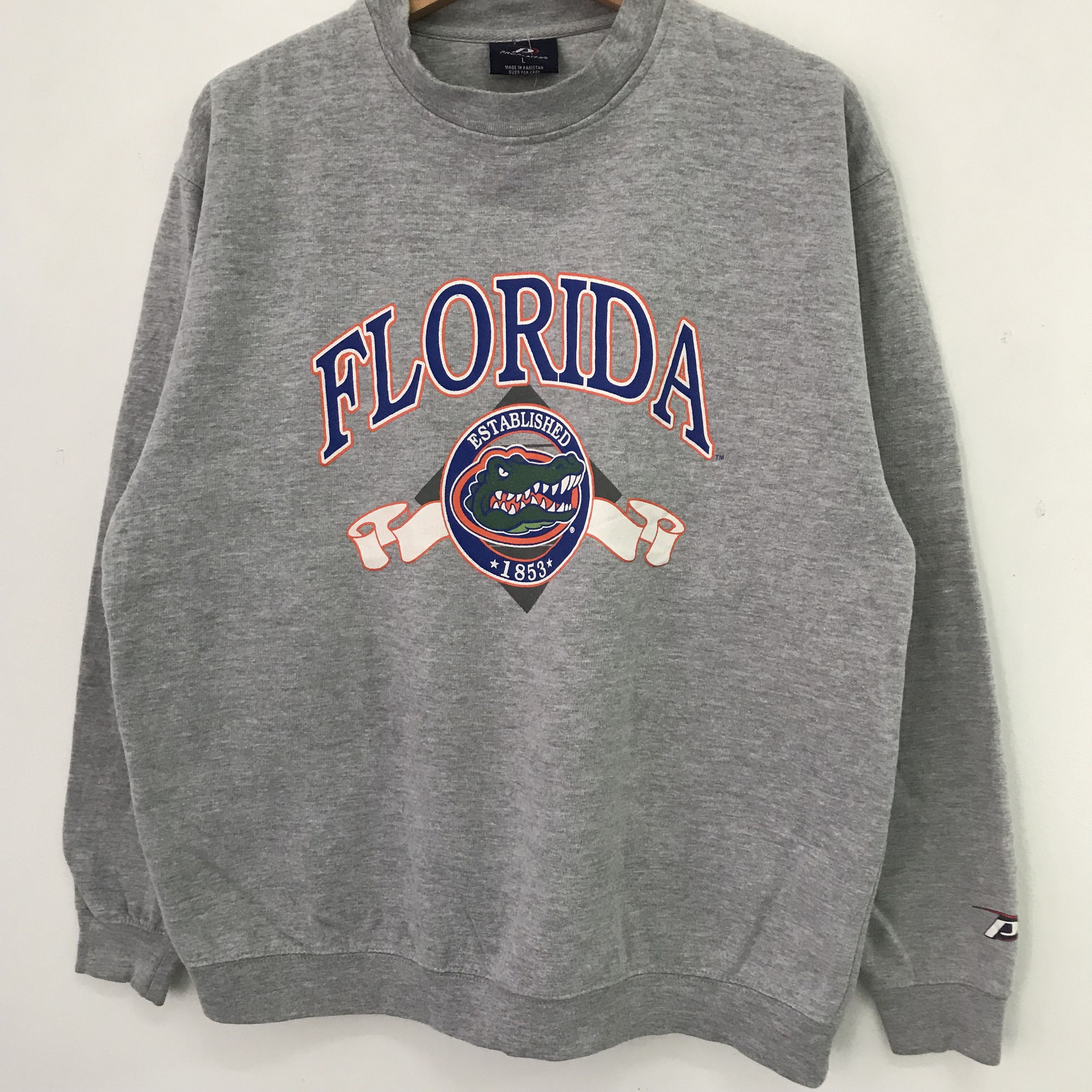 NCAA Vintage 90s Florida Gators Ncaa Gray Sweatshirt - 518 Size US M / EU 48-50 / 2 - 3 Thumbnail