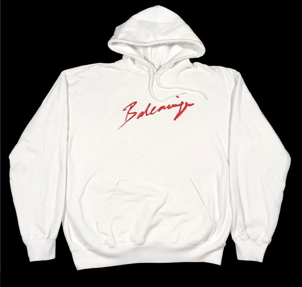 Balenciaga Balenciaga Cursive Lipstick Logo Hoodie Size US S / EU 44-46 / 1 - 3 Thumbnail