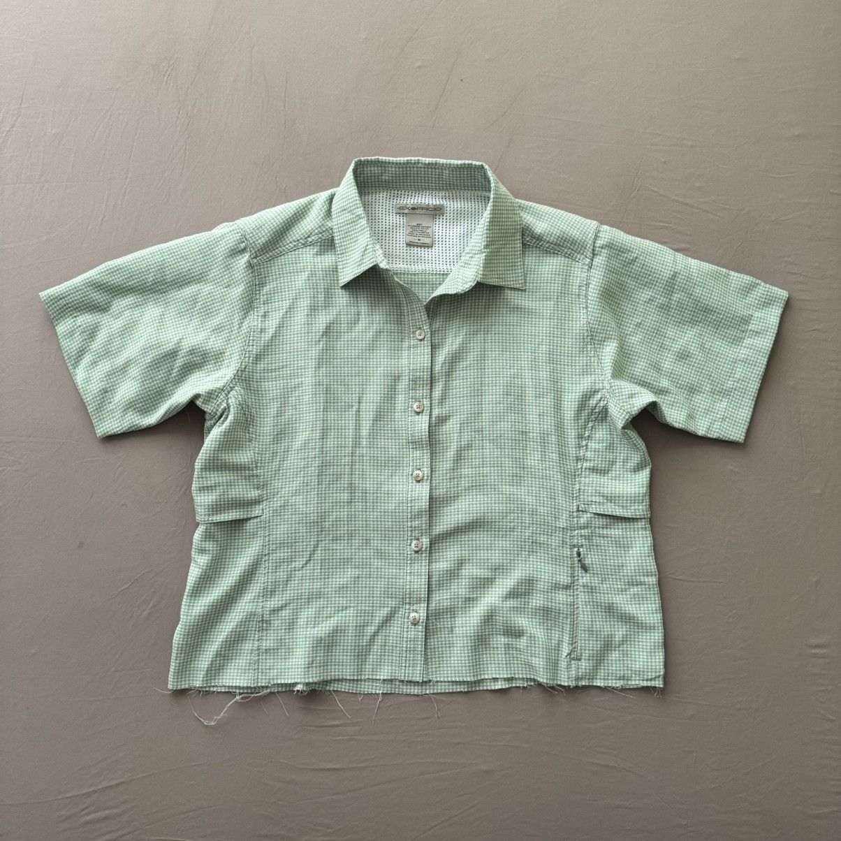 ExOfficio × Vintage Exofficio Corsico Gauze Check Short-Sleeve Shirt Size M / US 6-8 / IT 42-44 - 1 Thumbnail