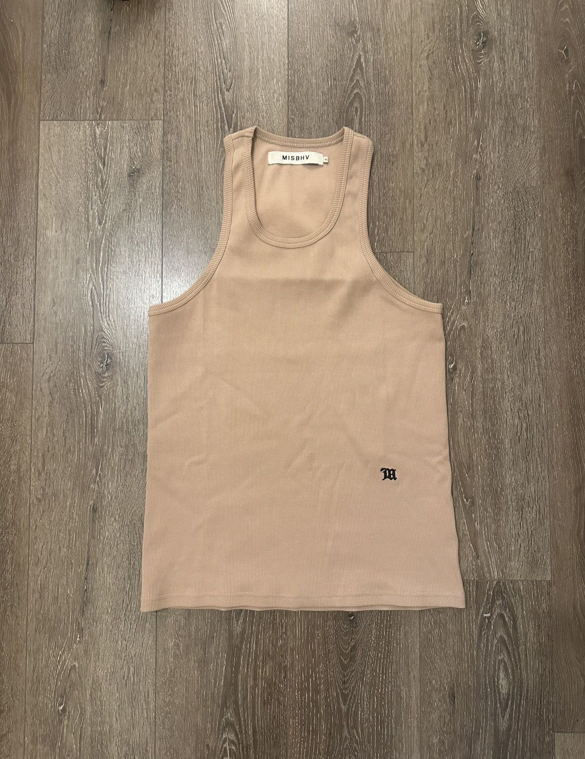 Misbhv MISBHV ‘M’ TANK TOP XL BEIGE Size US XL / EU 56 / 4 - 1 Thumbnail