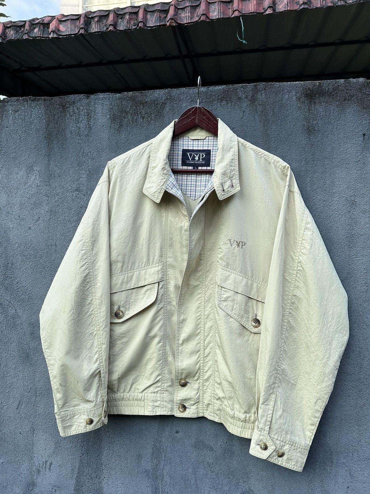 Playboy 👹Playboy Multi Pocket Light Bomber Jacket Size US M / EU 48-50 / 2 - 6 Thumbnail