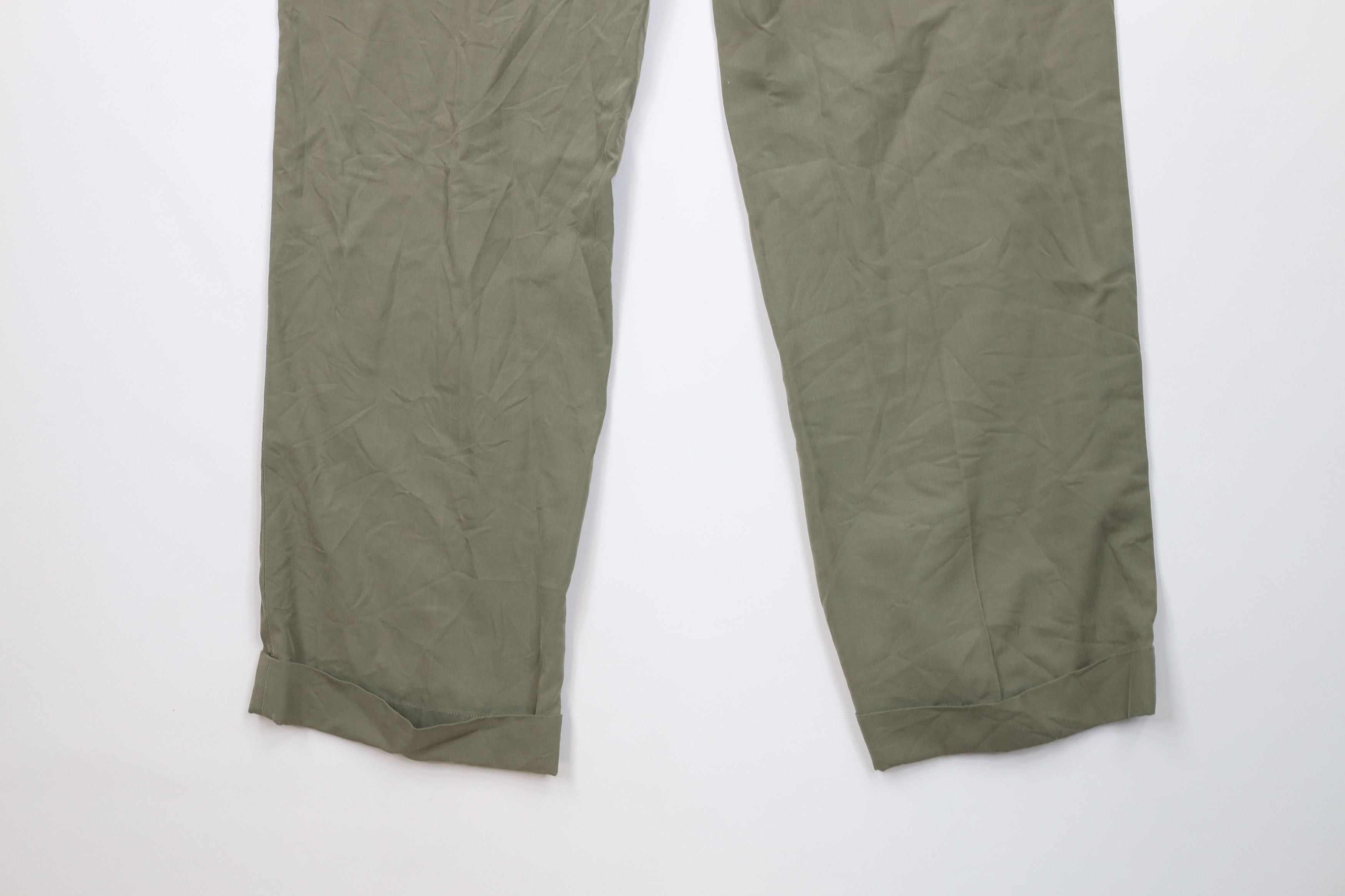 Vintage Vintage 50s Streetwear Rayon Gabardine Wide Leg Pants USA Size US 36 / EU 52 - 11 Thumbnail