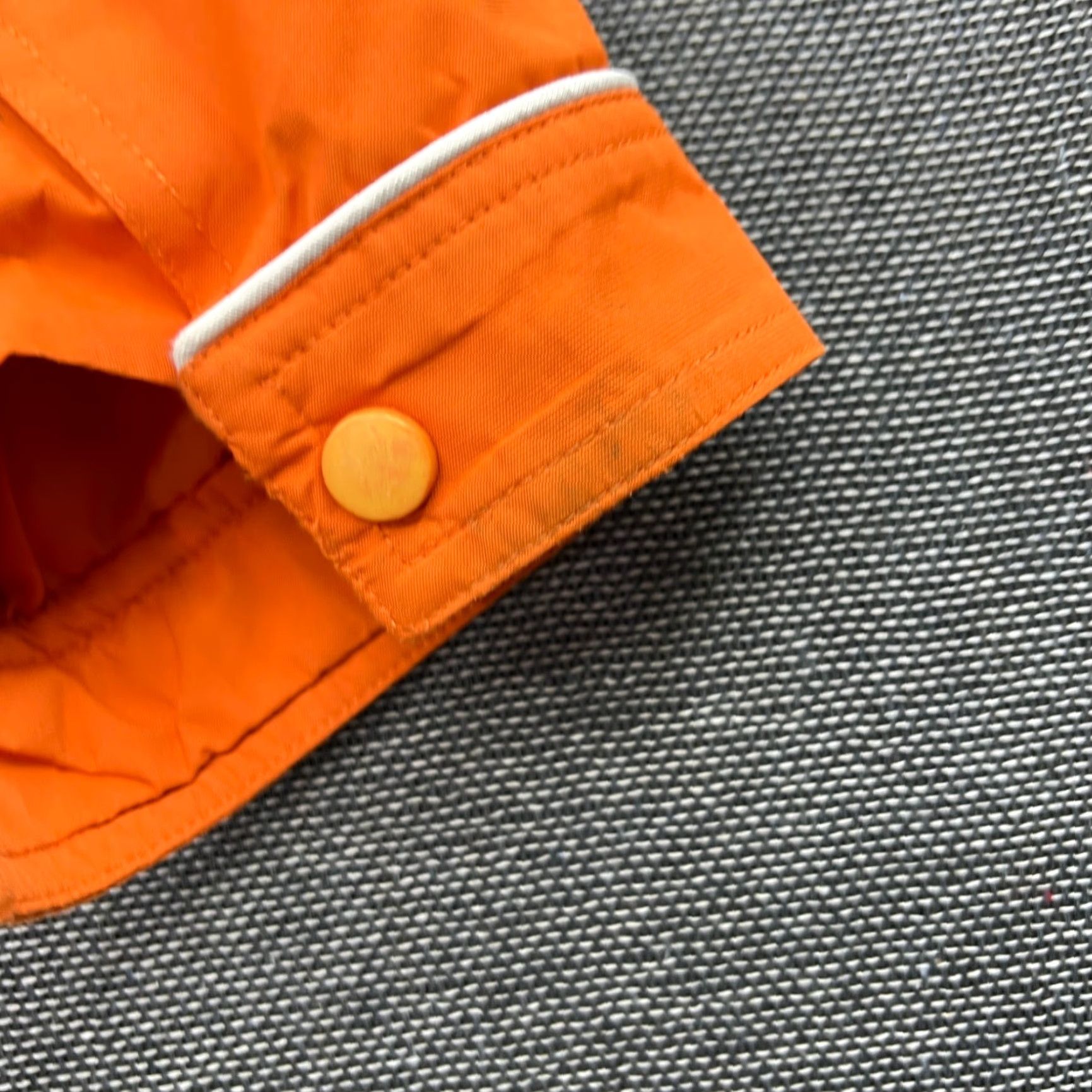 Vintage VINTAGE Race Car Jacket Womens L Orange NASCAR/F1 Style Casual Zip Size L / US 10 / IT 46 - 7 Thumbnail