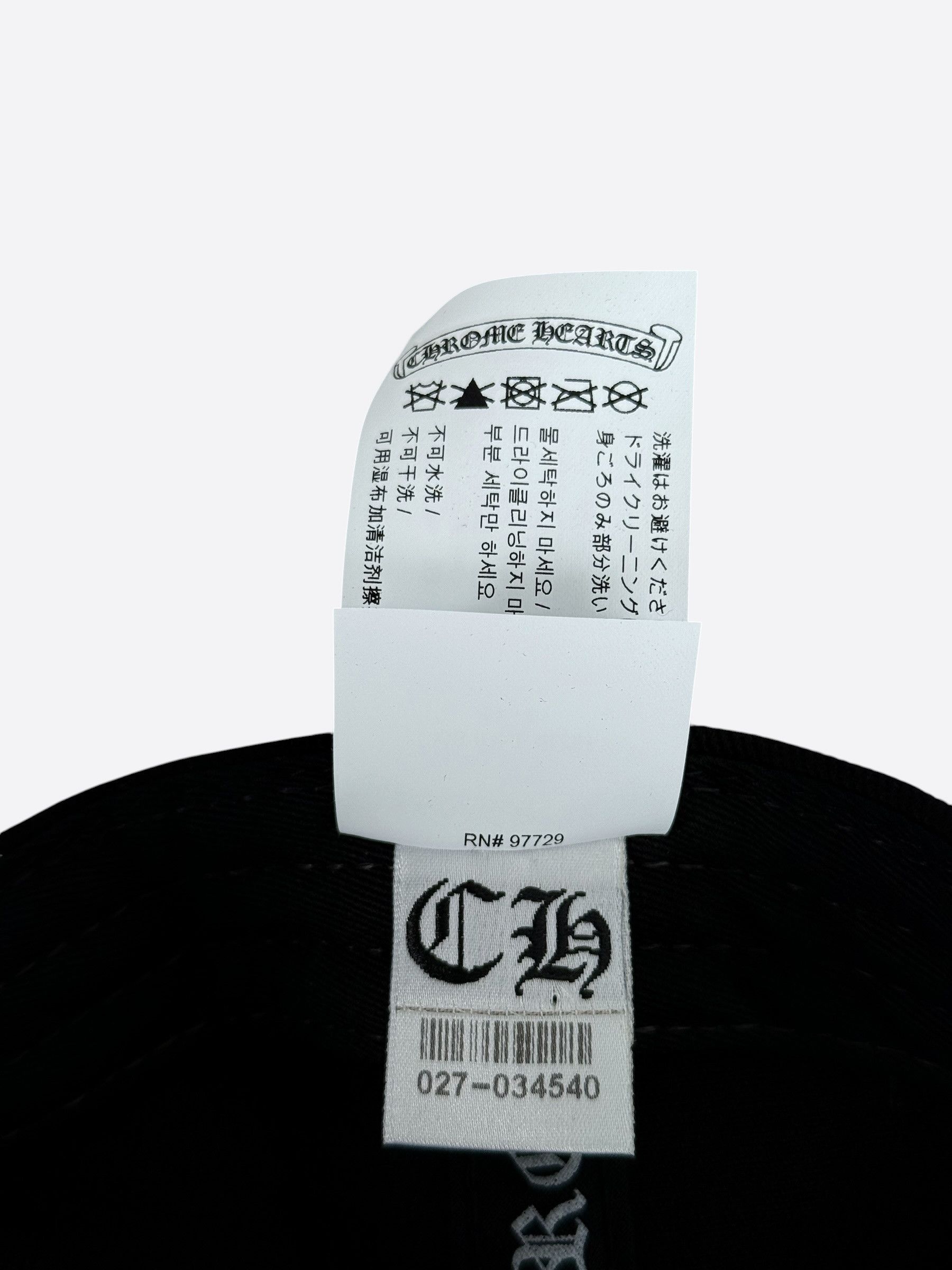 Chrome Hearts Black & White Embroidered Triple Cross RS3 Trucker Hat Size ONE SIZE - 8 Thumbnail