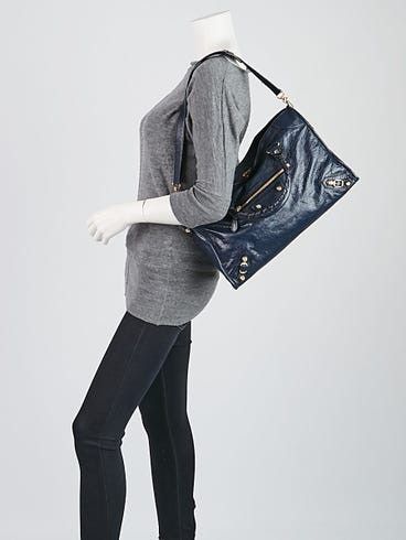 Balenciaga BALENCIAGA Persian Lambskin Leather Giant 12 Gold City Bag Size ONE SIZE - 17 Thumbnail
