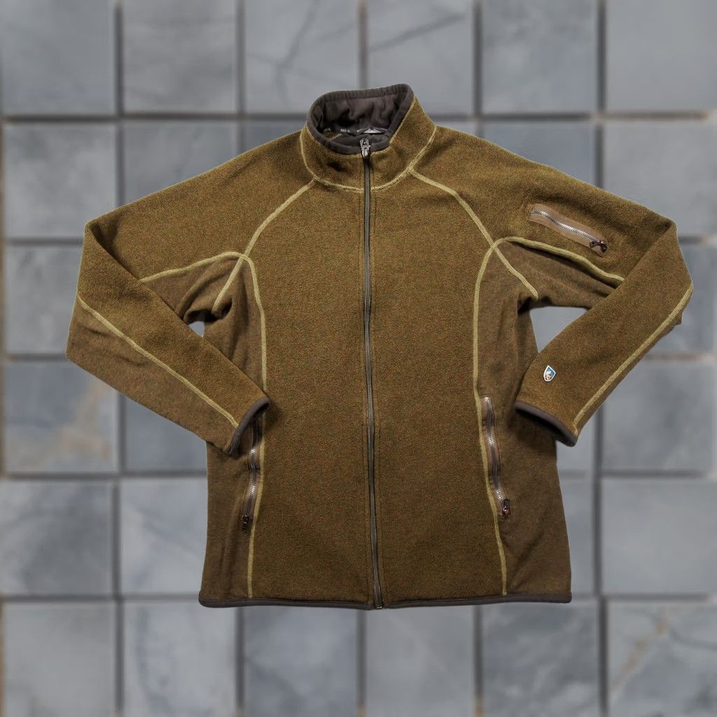 Vintage Kuhl Jacket Mens Medium Brown Full Zip Fleece Alfpaca Outdoor Hiking Casual Jacket Mens Brown Full Zip Fleece Alfpaca Outdoor Hiking Casual Size US M / EU 48-50 / 2 - 1 Thumbnail