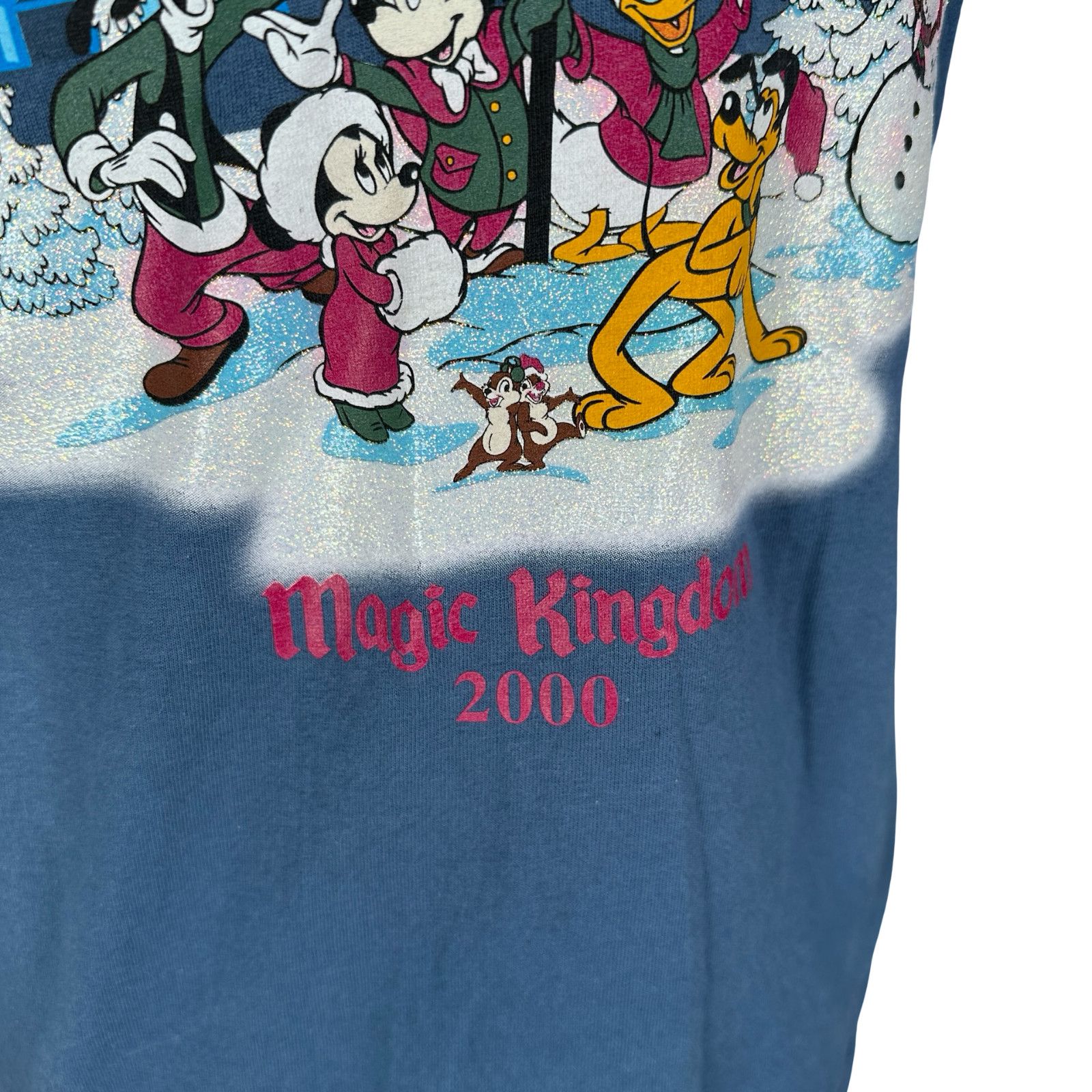 Disney VTG Walt Disney World Merry Christmas T-Shirt Men Small Blue Size US S / EU 44-46 / 1 - 3 Thumbnail