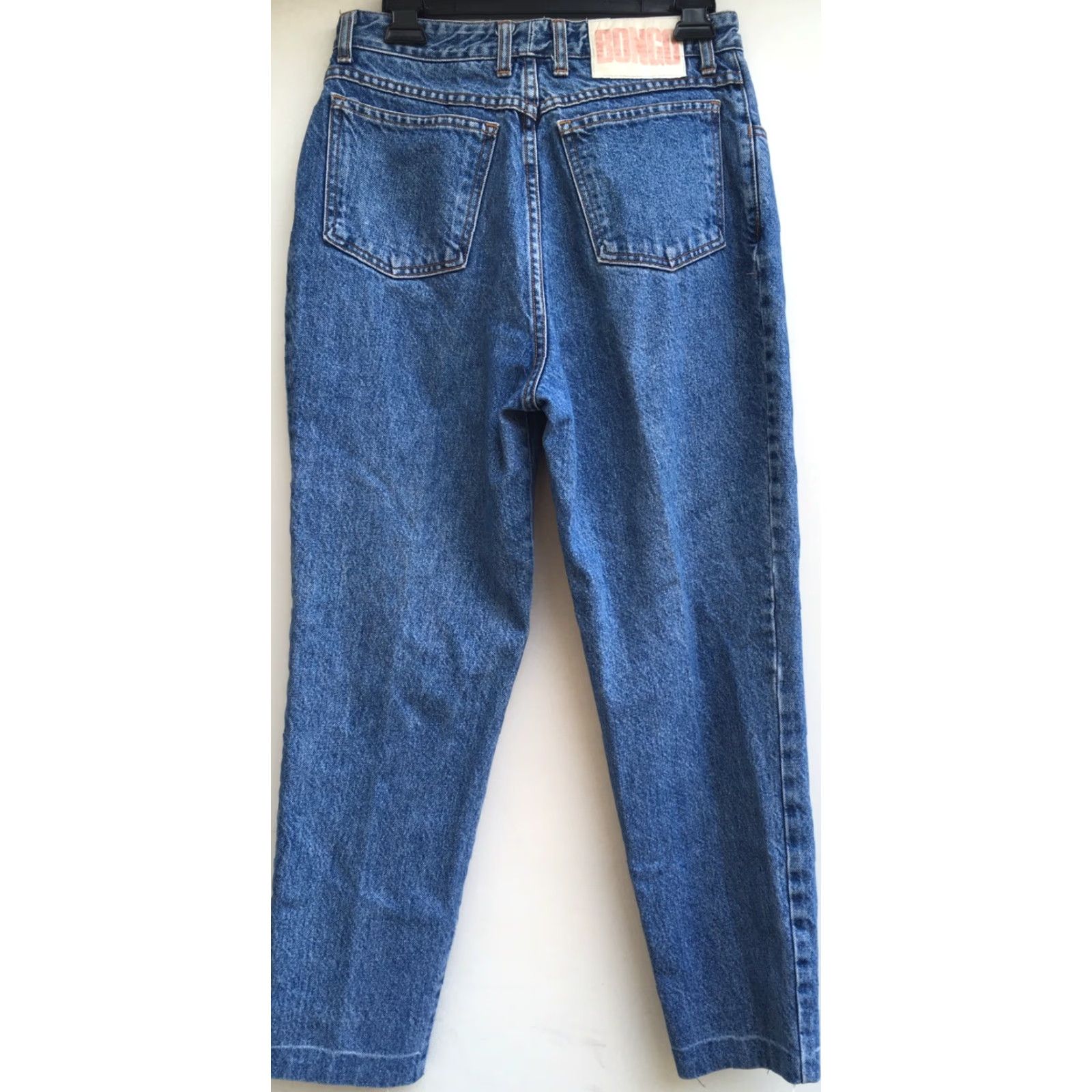 Vintage VINTAGE BONGO Jeans USA High Waist Tapered Leg 29 1/2" Waist 13 Juniors 80s 90s Denim Blue Mens Womens Girls? Size 34" / US 12 / IT 48 - 5 Thumbnail