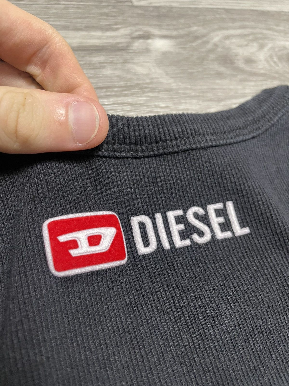 Diesel Vintage Diesel Black Sleeveless Tank Top Y2K Size US M / EU 48-50 / 2 - 11 Thumbnail