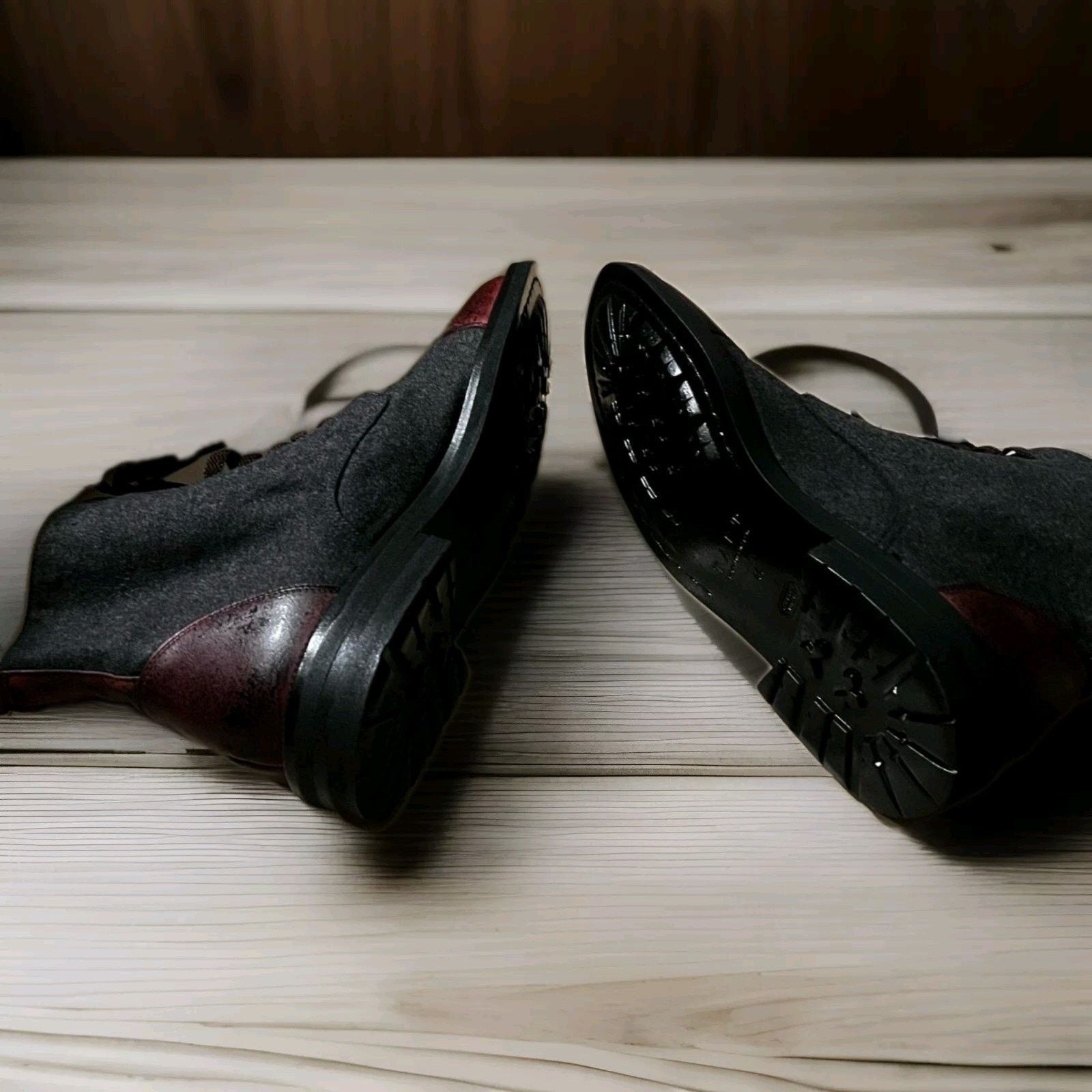 TAFT Brand New TAFT Shoes in Brown Gray Size 11 Size US 11 / EU 44 - 4 Thumbnail