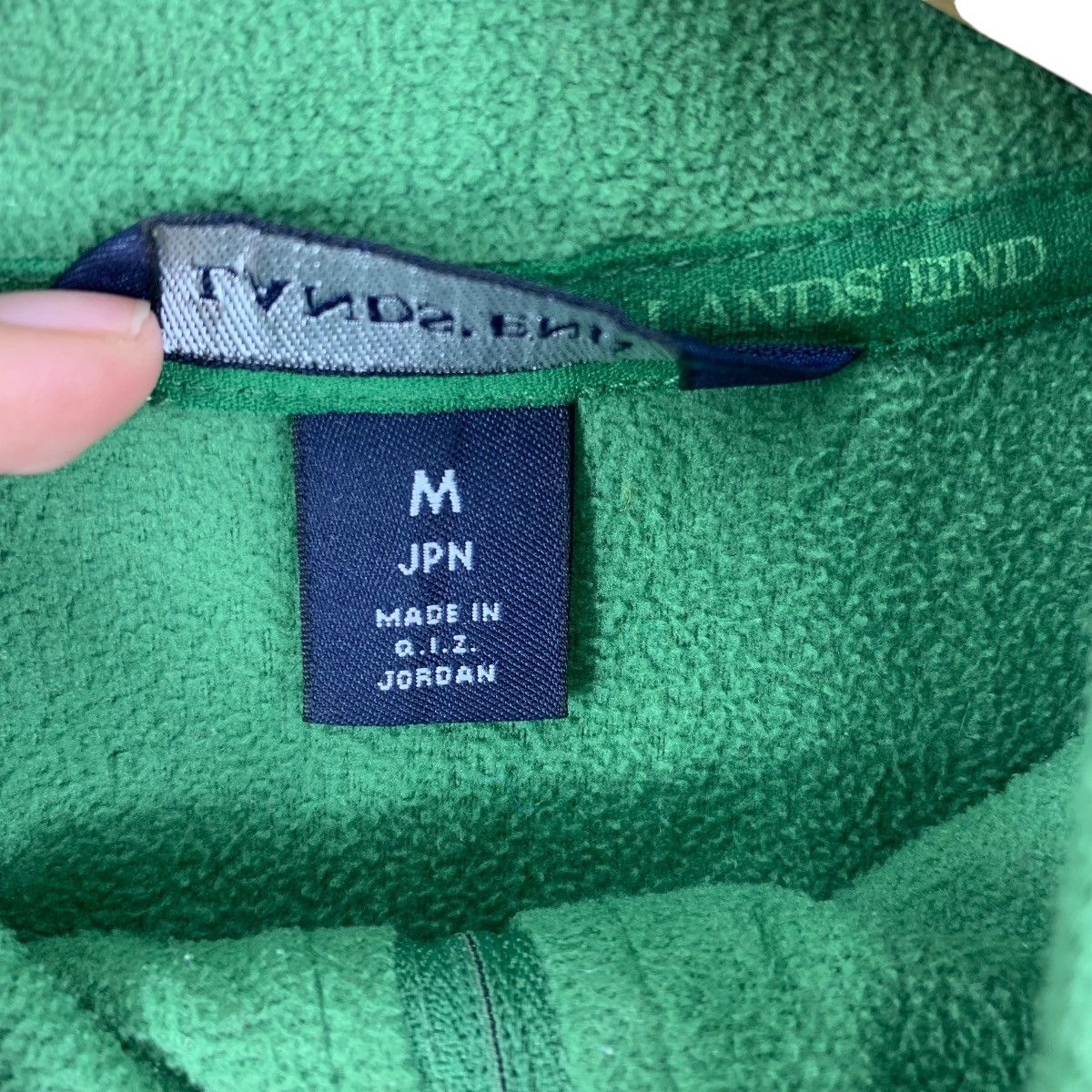 Lands' End Vintage LANDS’ END x THERMA CHECK Half Zipper Fleece Jacket Size M / US 6-8 / IT 42-44 - 8 Thumbnail