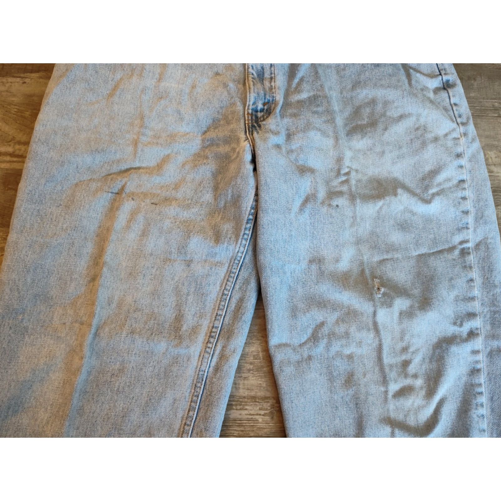 Levi's VINTAGE Levi's 560 Jeans Mens 42X32 Blue Tapered Leg Loose Fit Made In USA 90s Grunge Distressed Size US 42 / EU 58 - 3 Thumbnail