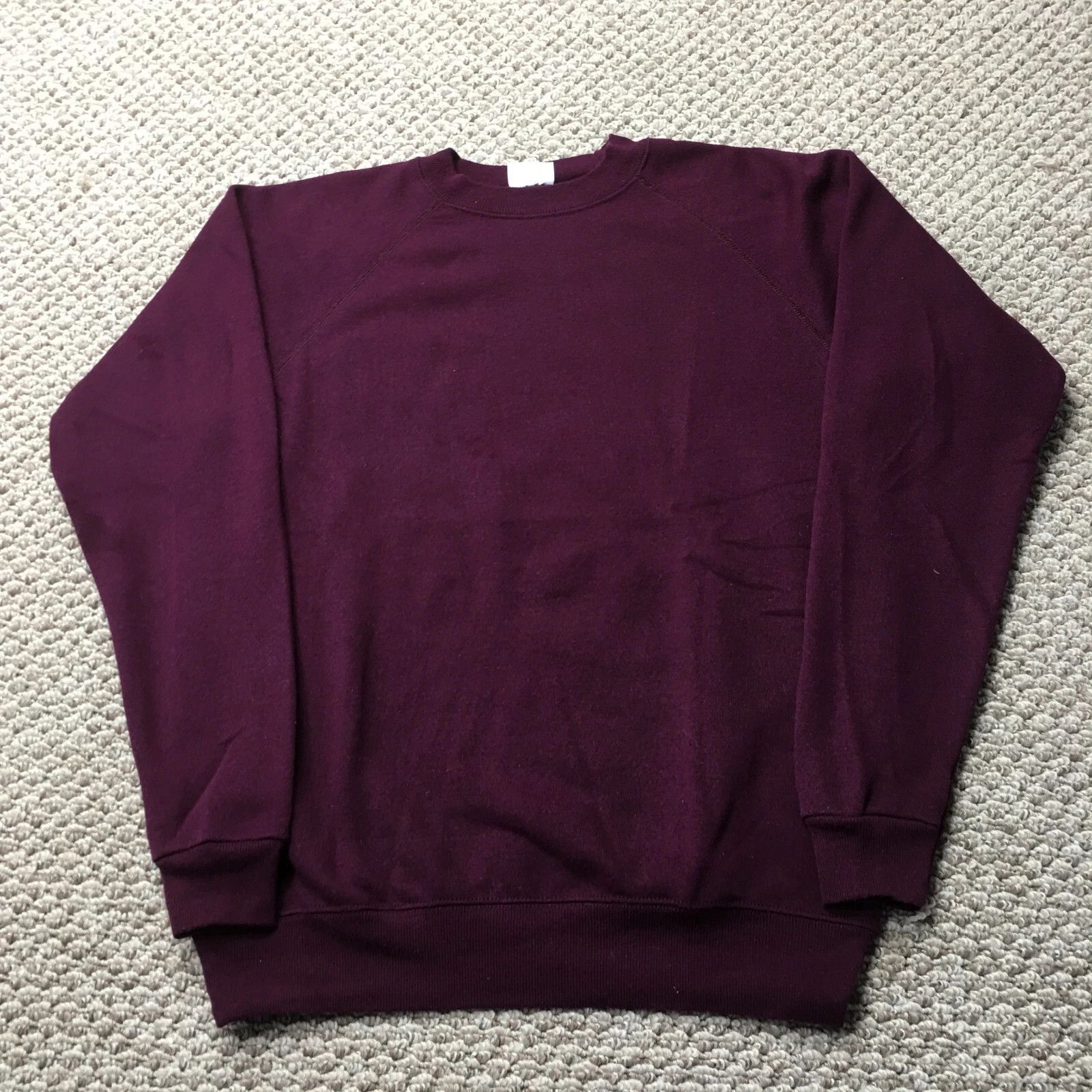 Vintage Vintage 80s Hanes Blank Sweatshirt Size US L / EU 52-54 / 3 - 2 Thumbnail
