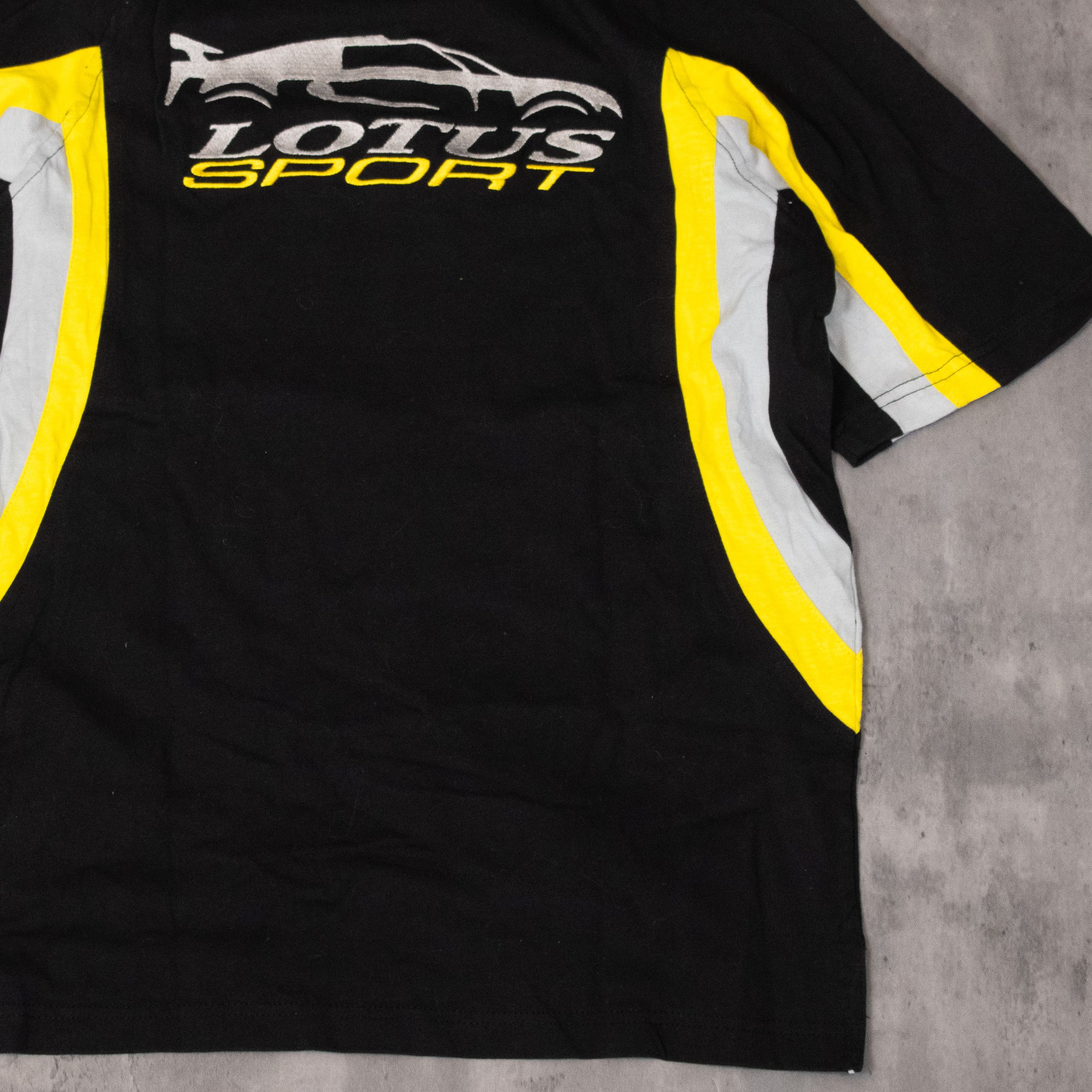 Lamborghini × Vintage Y2K 2000's Dread Lotus Sport Deadstock Black Polo Shirt Size US S / EU 44-46 / 1 - 9 Thumbnail