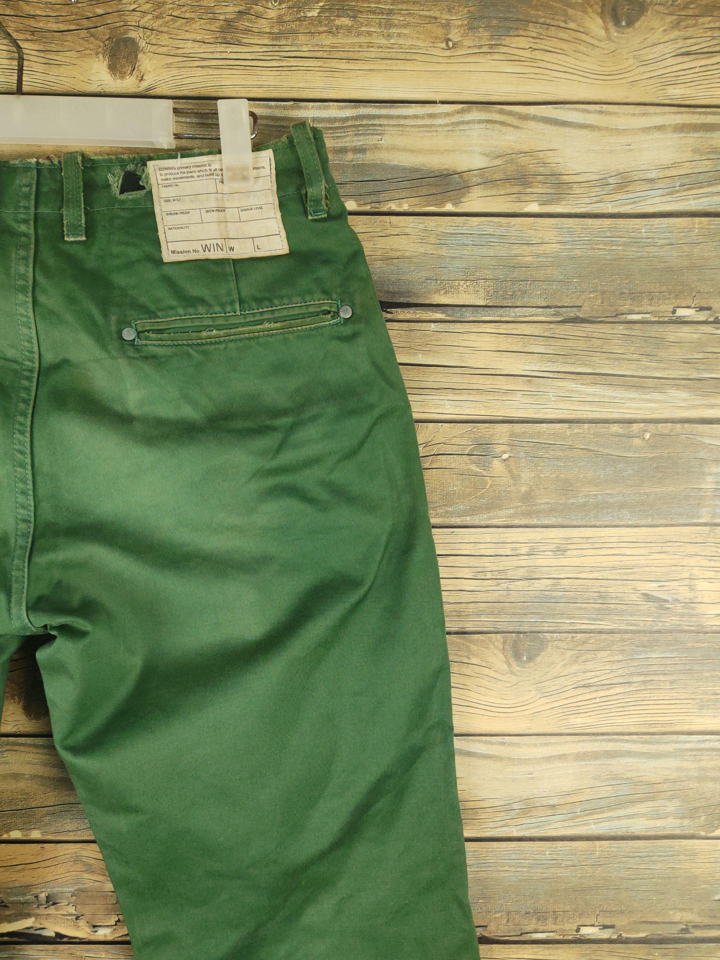 Edwin DL Edwin Green Multipocket Casual Pants #46-040 Size US 30 / EU 46 - 10 Thumbnail